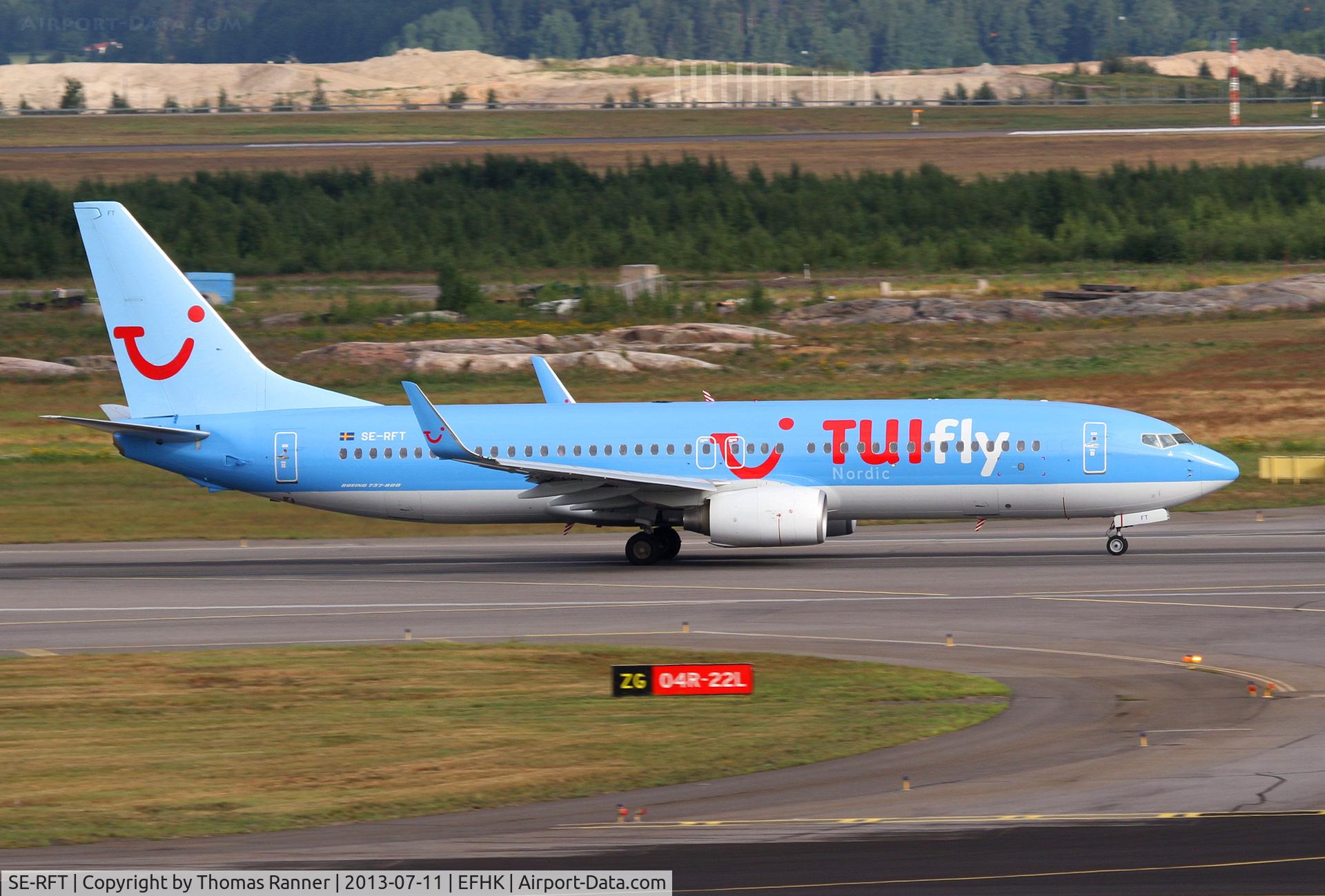 SE-RFT, 2011 Boeing 737-8K5 C/N 38097, TuiFly Nordic B737