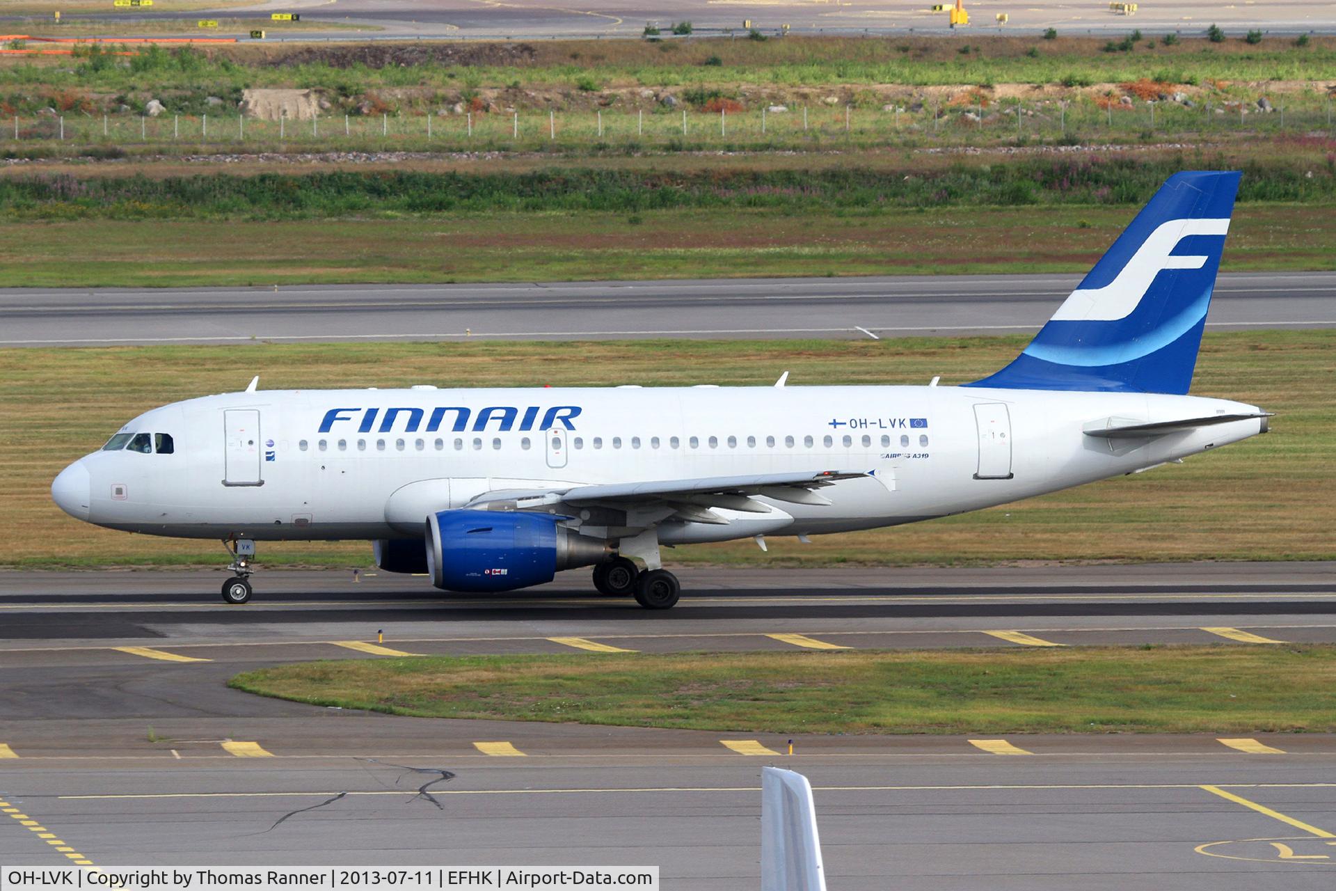 OH-LVK, 2004 Airbus A319-112 C/N 2124, Finnair A319