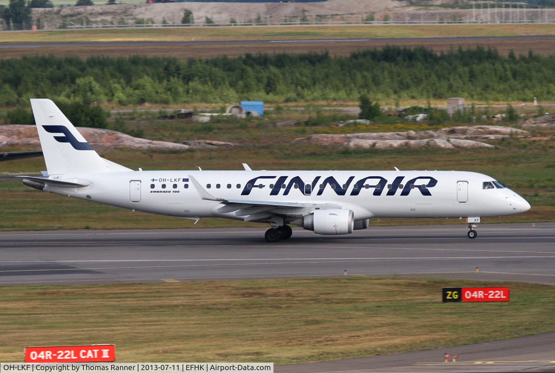 OH-LKF, 2007 Embraer 190LR (ERJ-190-100LR) C/N 19000066, Finnair Emb190