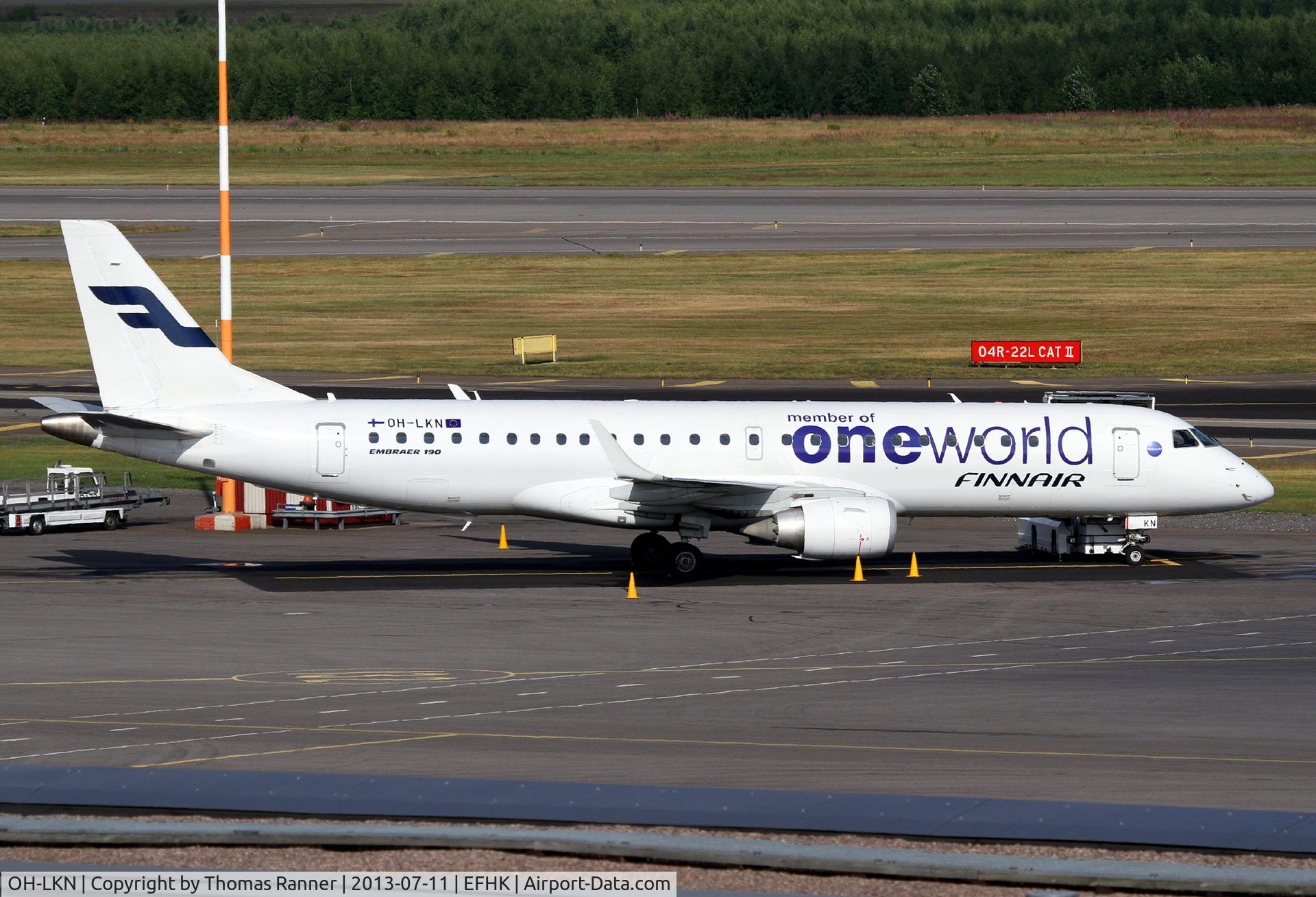 OH-LKN, 2009 Embraer 190LR (ERJ-190-100LR) C/N 19000252, Finnair Emb190