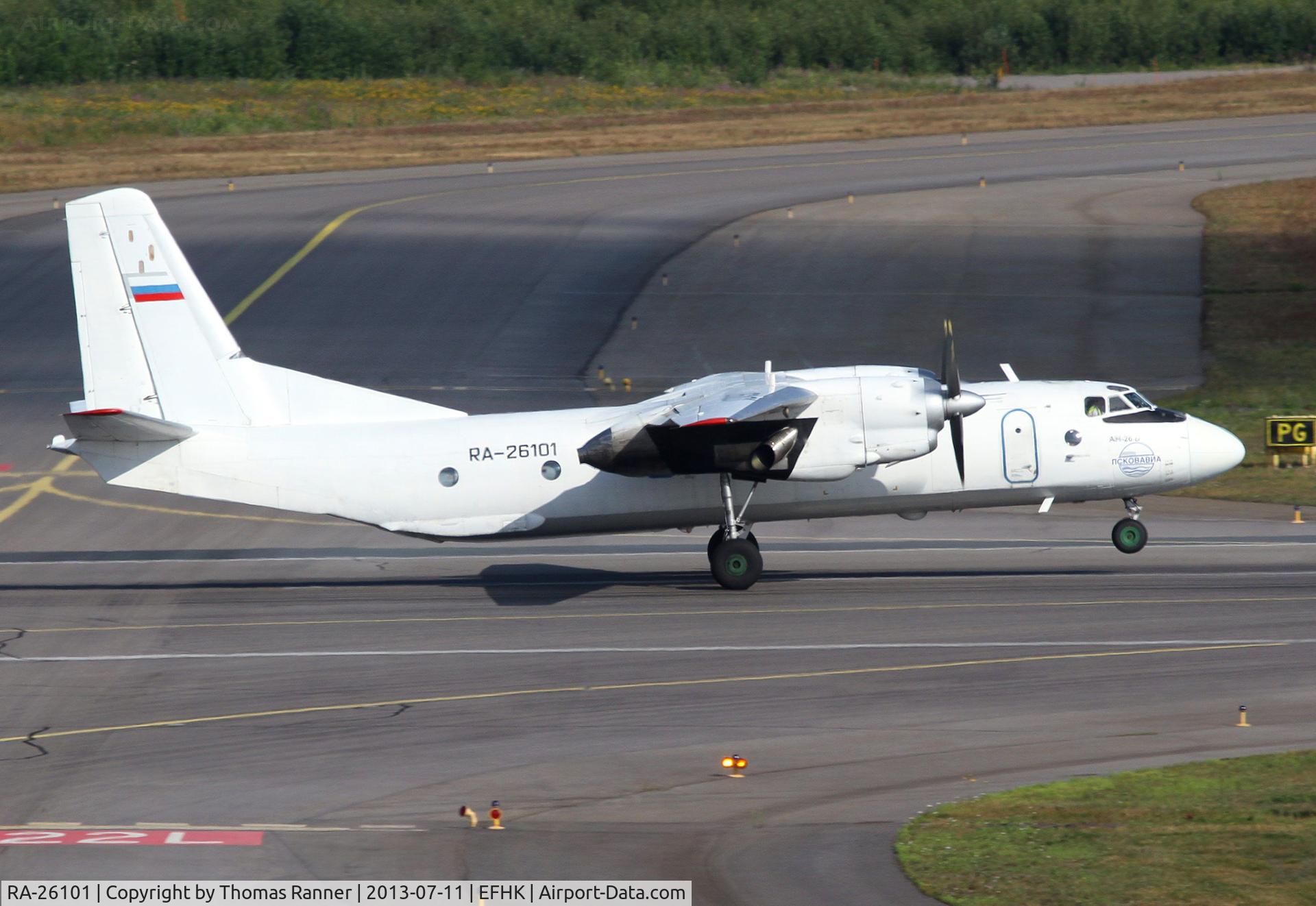 RA-26101, 1982 Antonov An-26B C/N 11908, Pskov Avia An-26