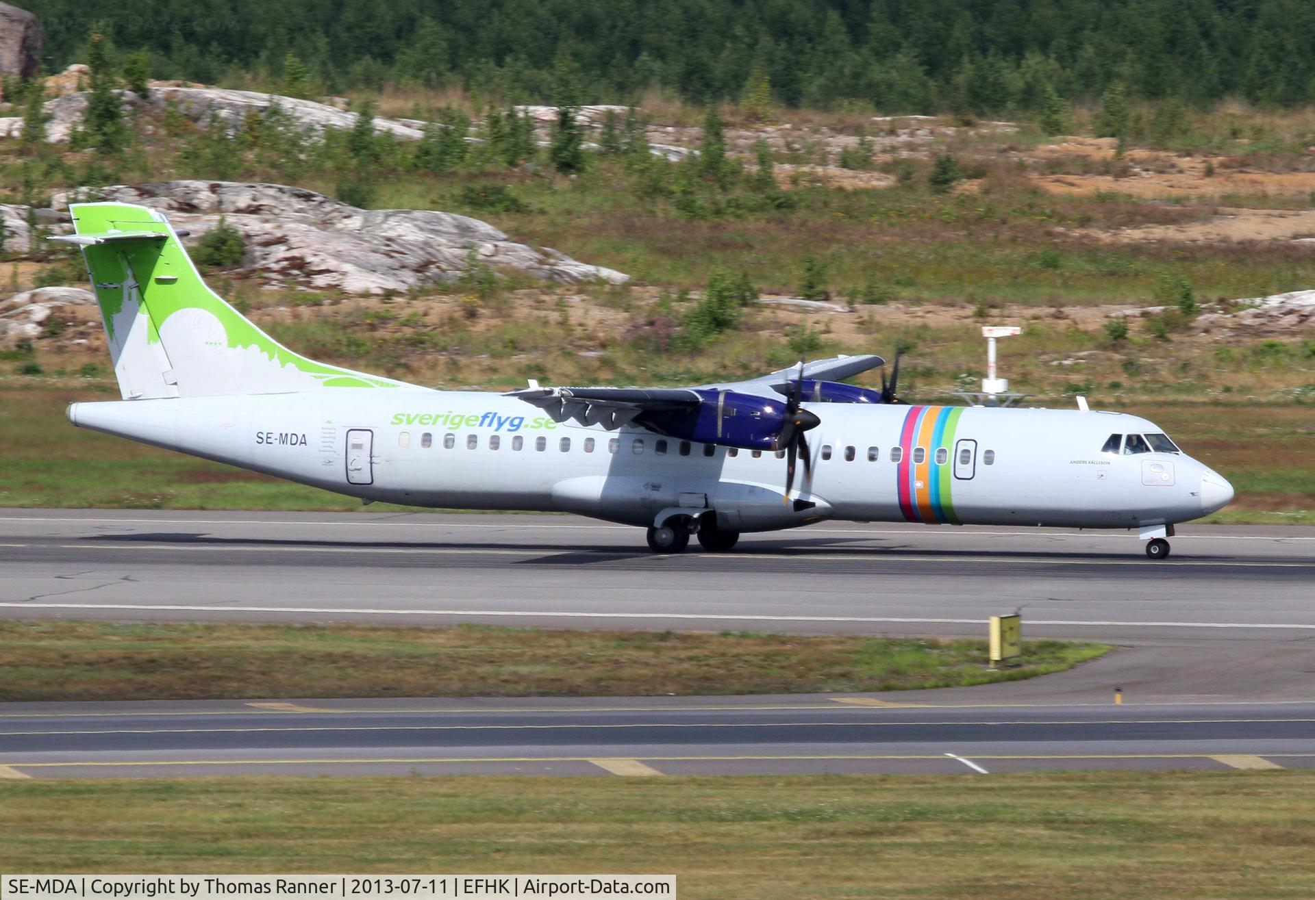 SE-MDA, 2008 ATR 72-212A C/N 778, Sverige Flyg ATR72