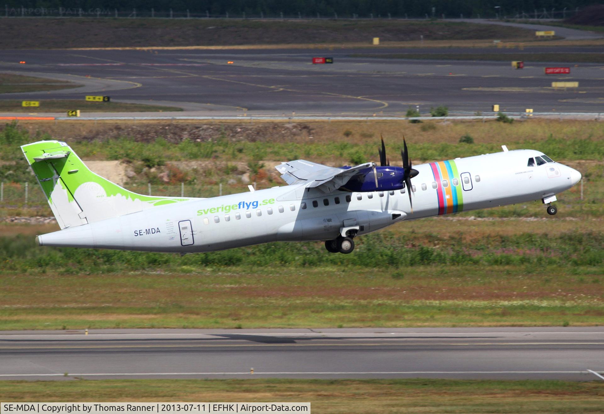 SE-MDA, 2008 ATR 72-212A C/N 778, Sverige Flyg ATR72