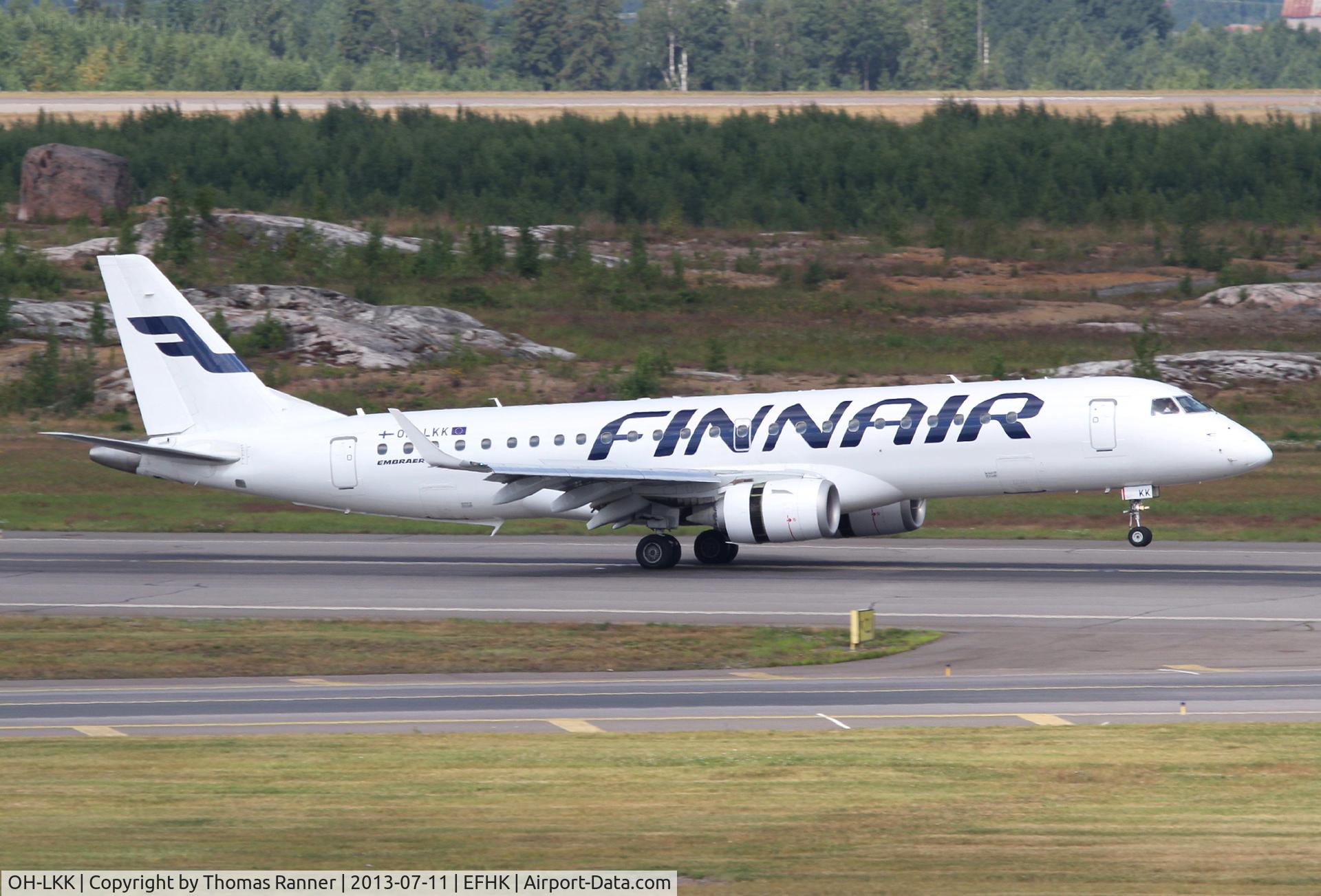 OH-LKK, 2007 Embraer 190LR (ERJ-190-100LR) C/N 19000127, Finnair Emb190
