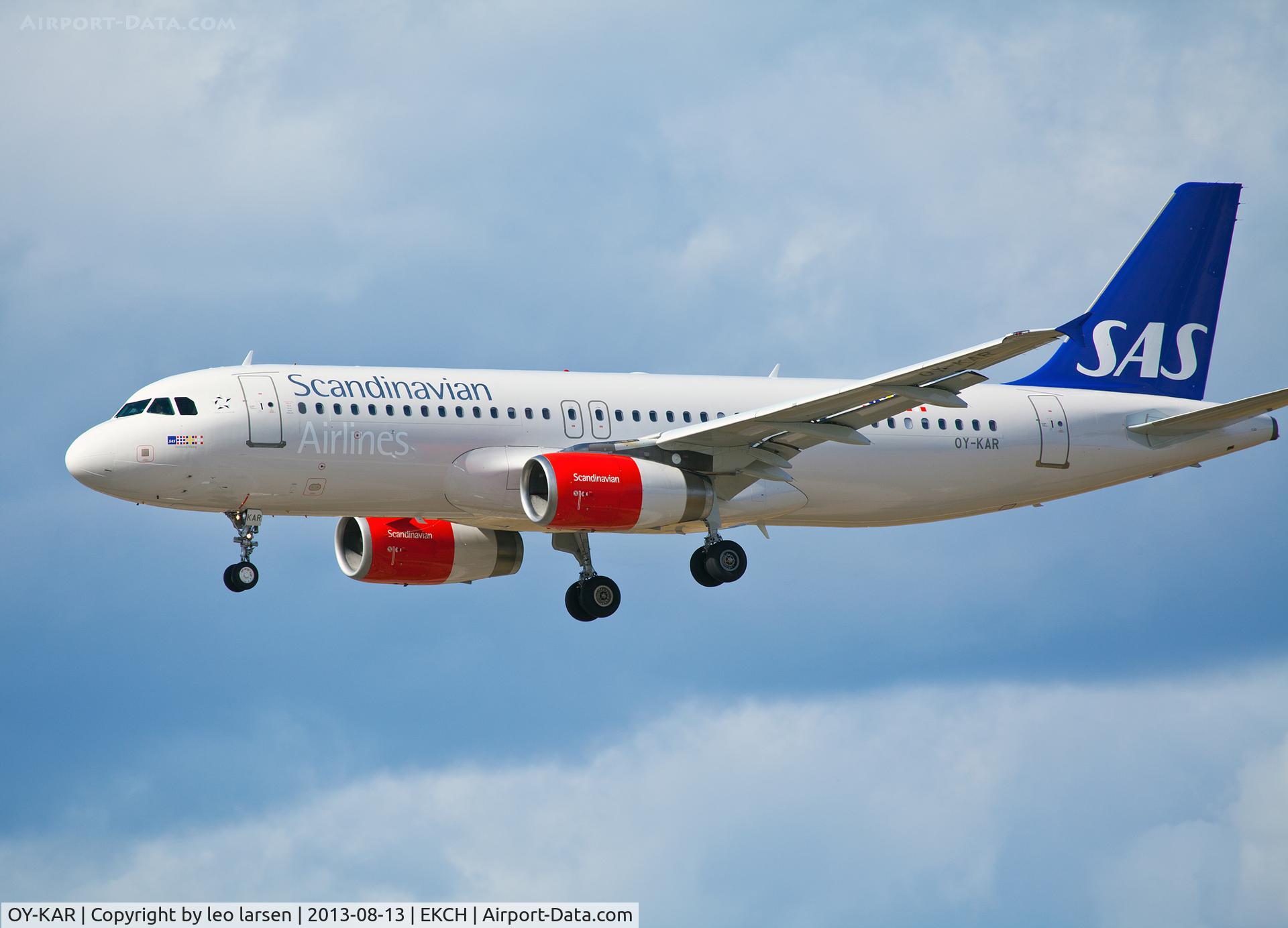 OY-KAR, 2007 Airbus A320-232 C/N 3159, App to R-22L Copenhagen Kastrup