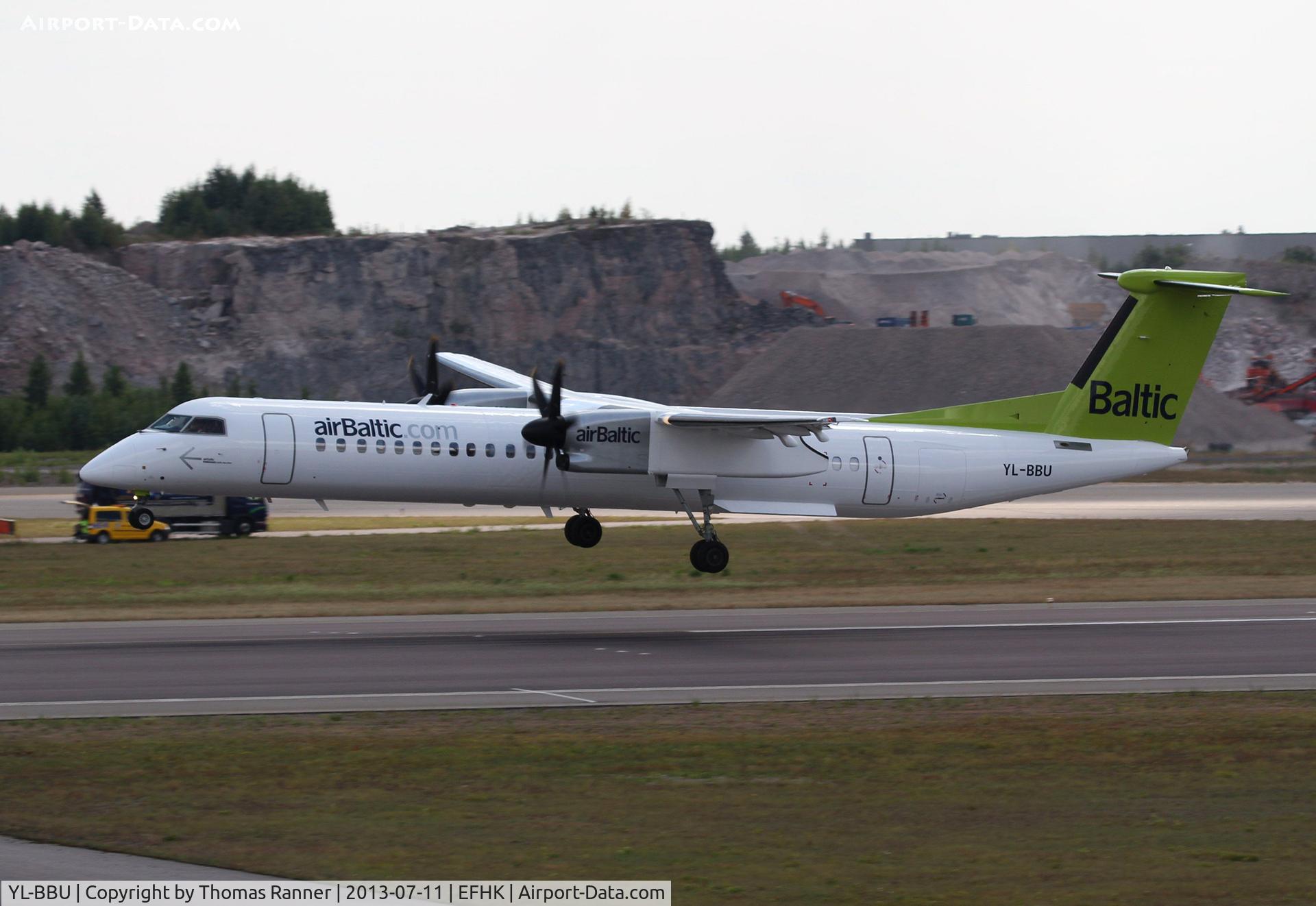 YL-BBU, 2013 Bombardier DHC-8-402Q Dash 8 Dash 8 C/N 4439, Air Baltic DHC-8