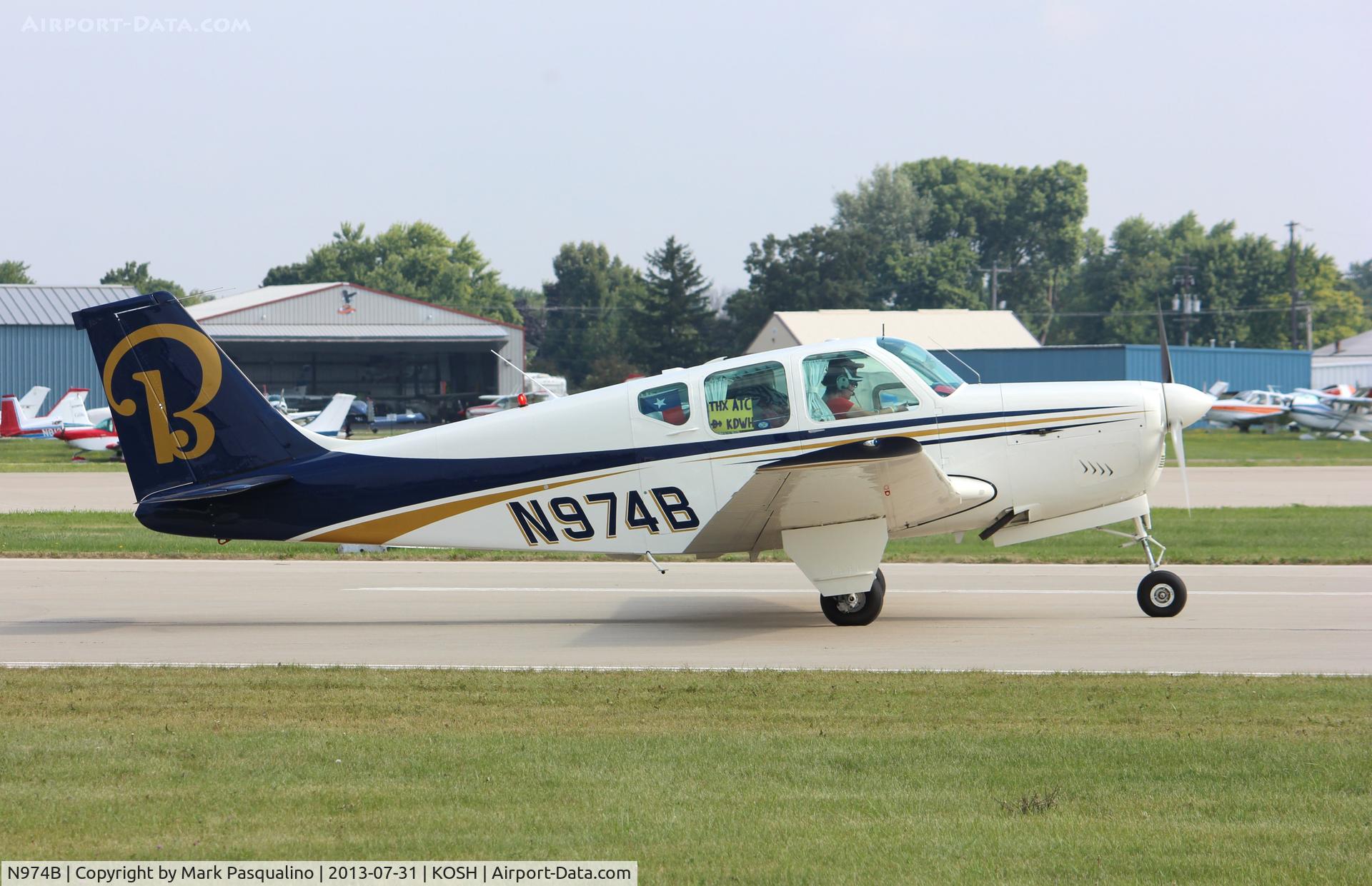 N974B, 1961 Beech 35-A33 Debonair C/N CD-369, Beech A33