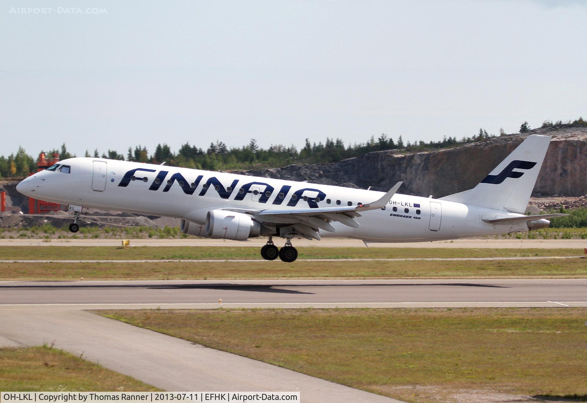 OH-LKL, 2007 Embraer 190LR (ERJ-190-100LR) C/N 19000153, Finnair Emb190