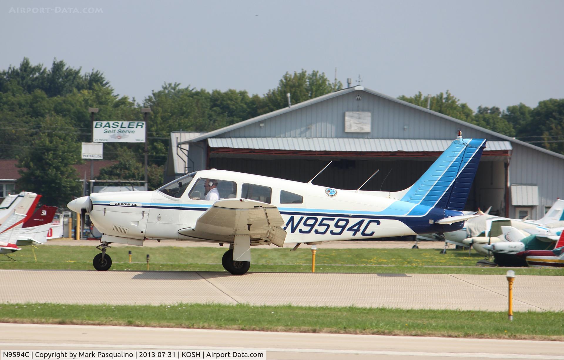 N9594C, 1978 Piper PA-28R-201 Cherokee Arrow III C/N 28R-7837209, Piper PA-28R-201