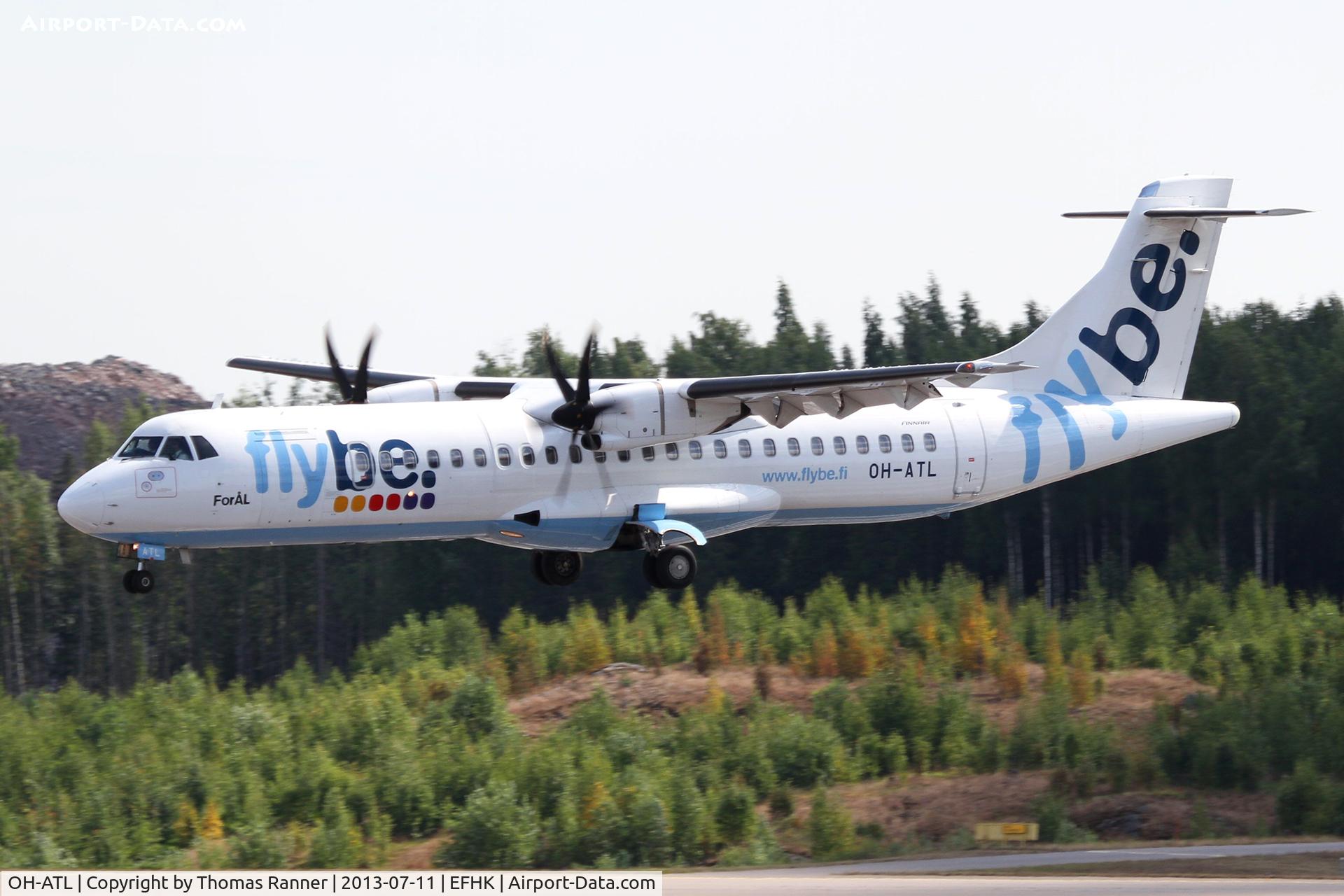 OH-ATL, 2009 ATR 72-212A C/N 851, FlyBe Nordic ATR72