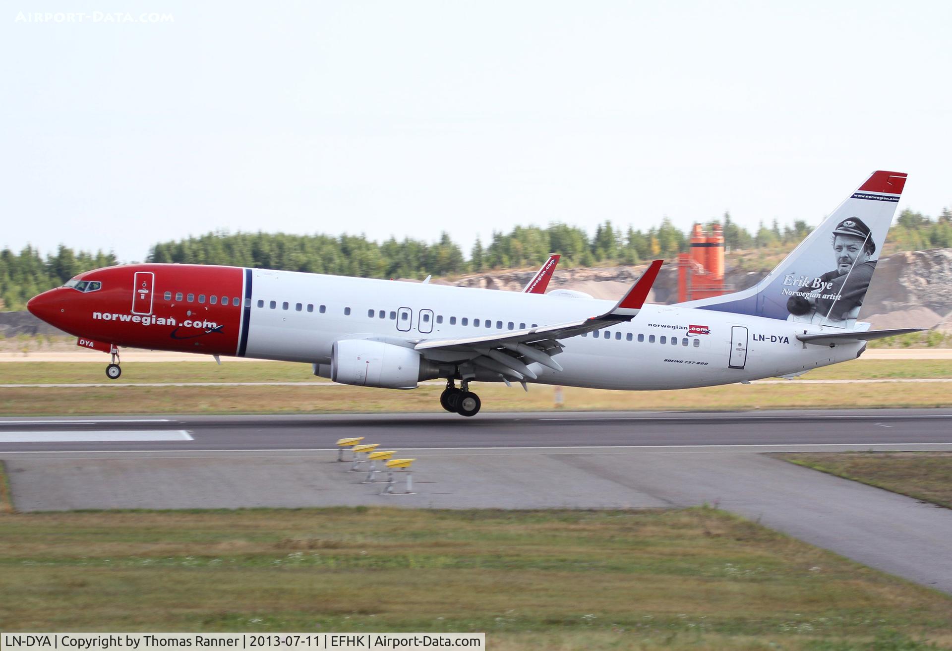 LN-DYA, 2009 Boeing 737-8JP C/N 39162, Norwegian B737