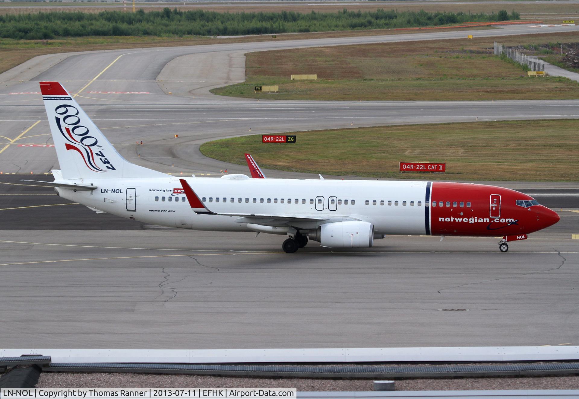 LN-NOL, 2009 Boeing 737-8Q8 C/N 37159, Norwegian B737