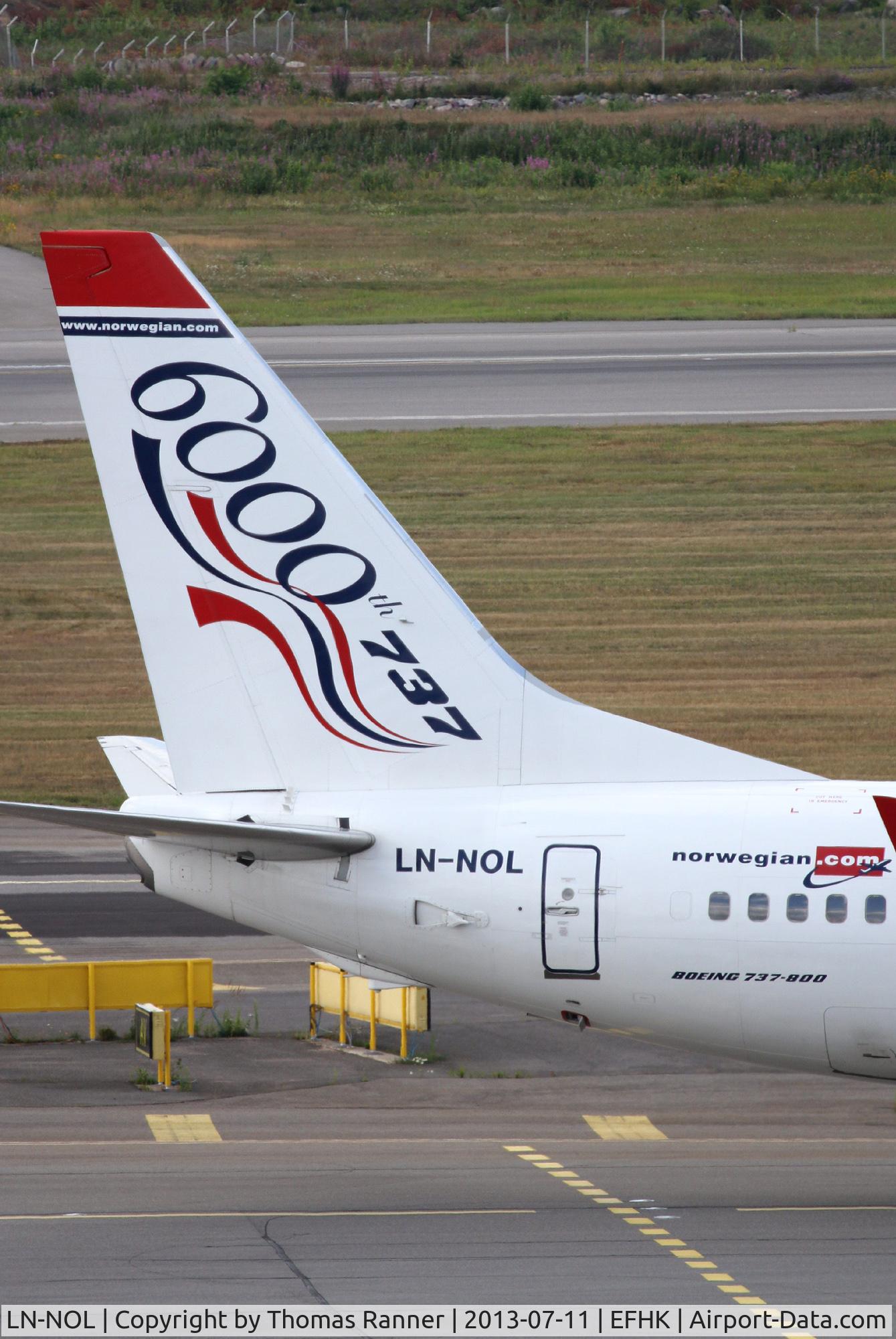 LN-NOL, 2009 Boeing 737-8Q8 C/N 37159, Norwegian B737