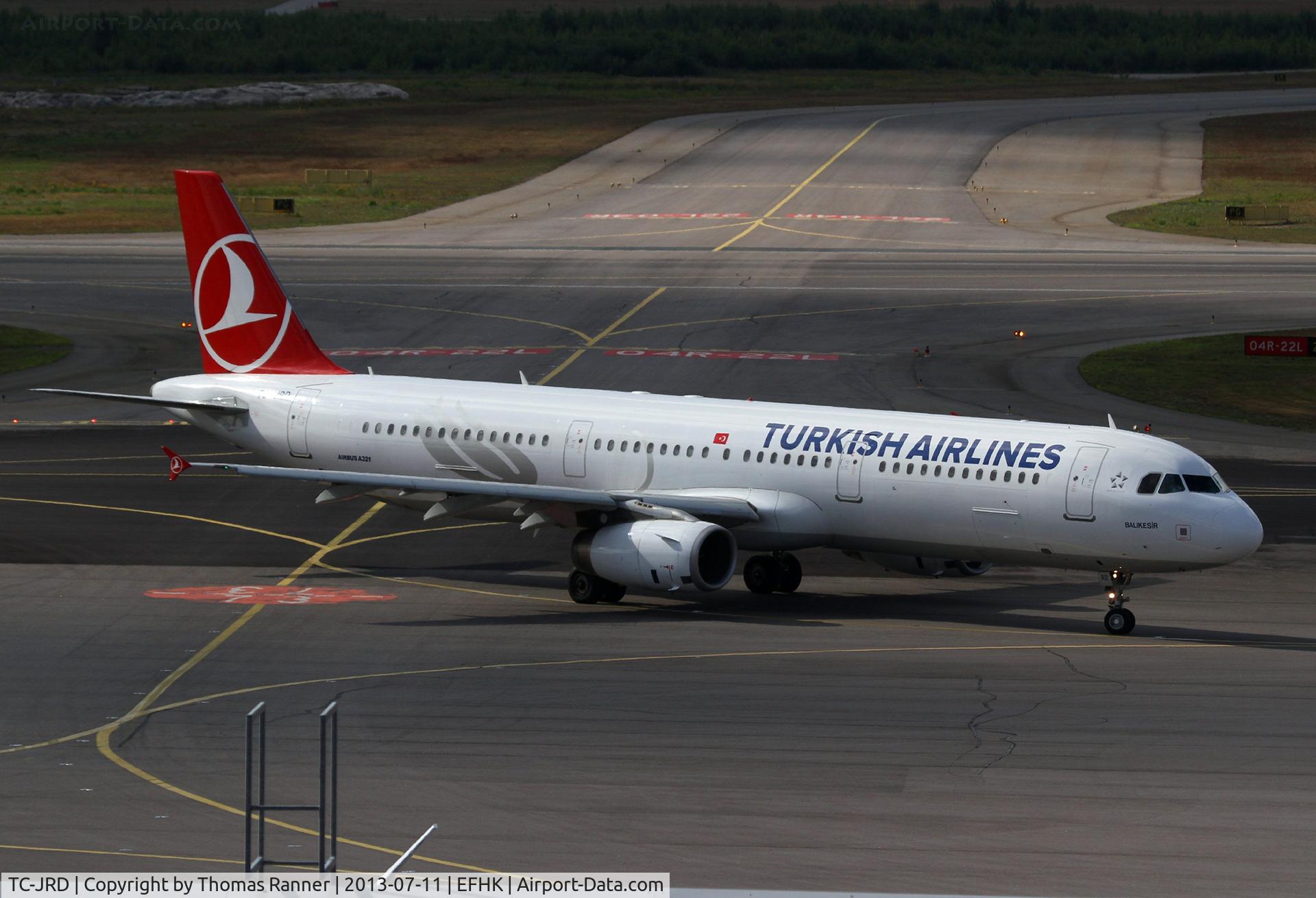 TC-JRD, 2007 Airbus A321-231 C/N 3015, Turkish A321