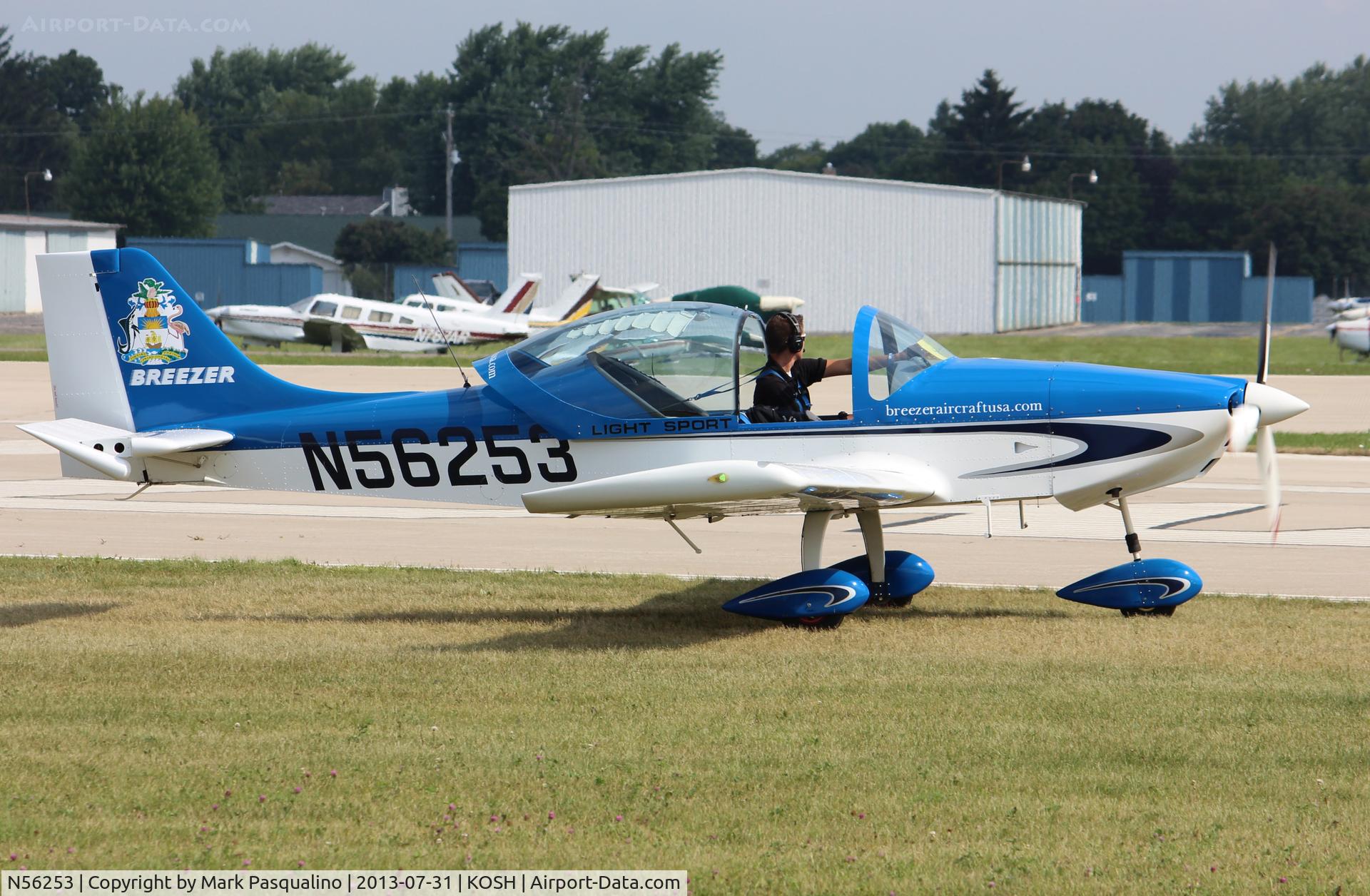 N56253, 2007 Breezer Light Sport Aircraft C/N 005LSA, Breezer