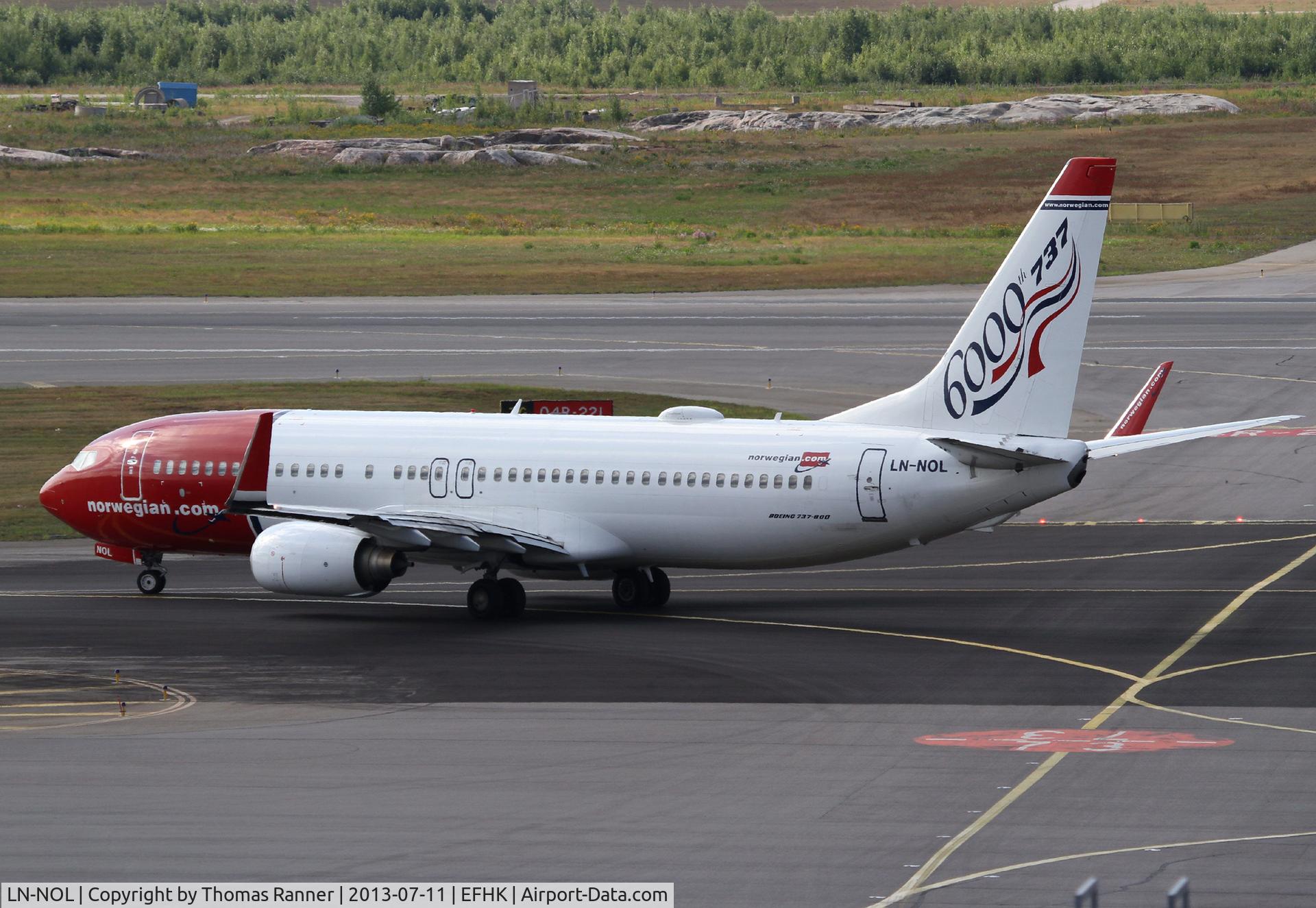 LN-NOL, 2009 Boeing 737-8Q8 C/N 37159, Norwegian B737