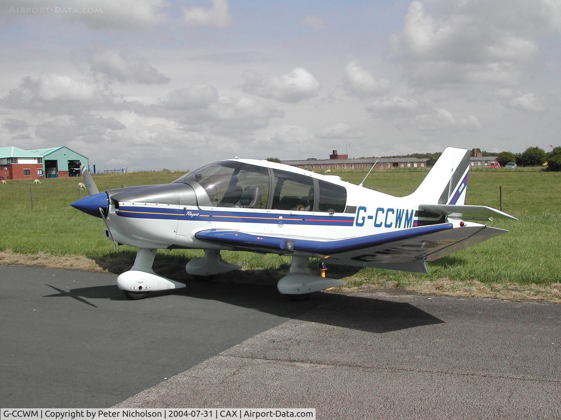 G-CCWM, 2000 Robin DR-400-180 Regent Regent C/N 2457, This DR-400-180 Regent attended the 2004 Carlisle Fly-in.