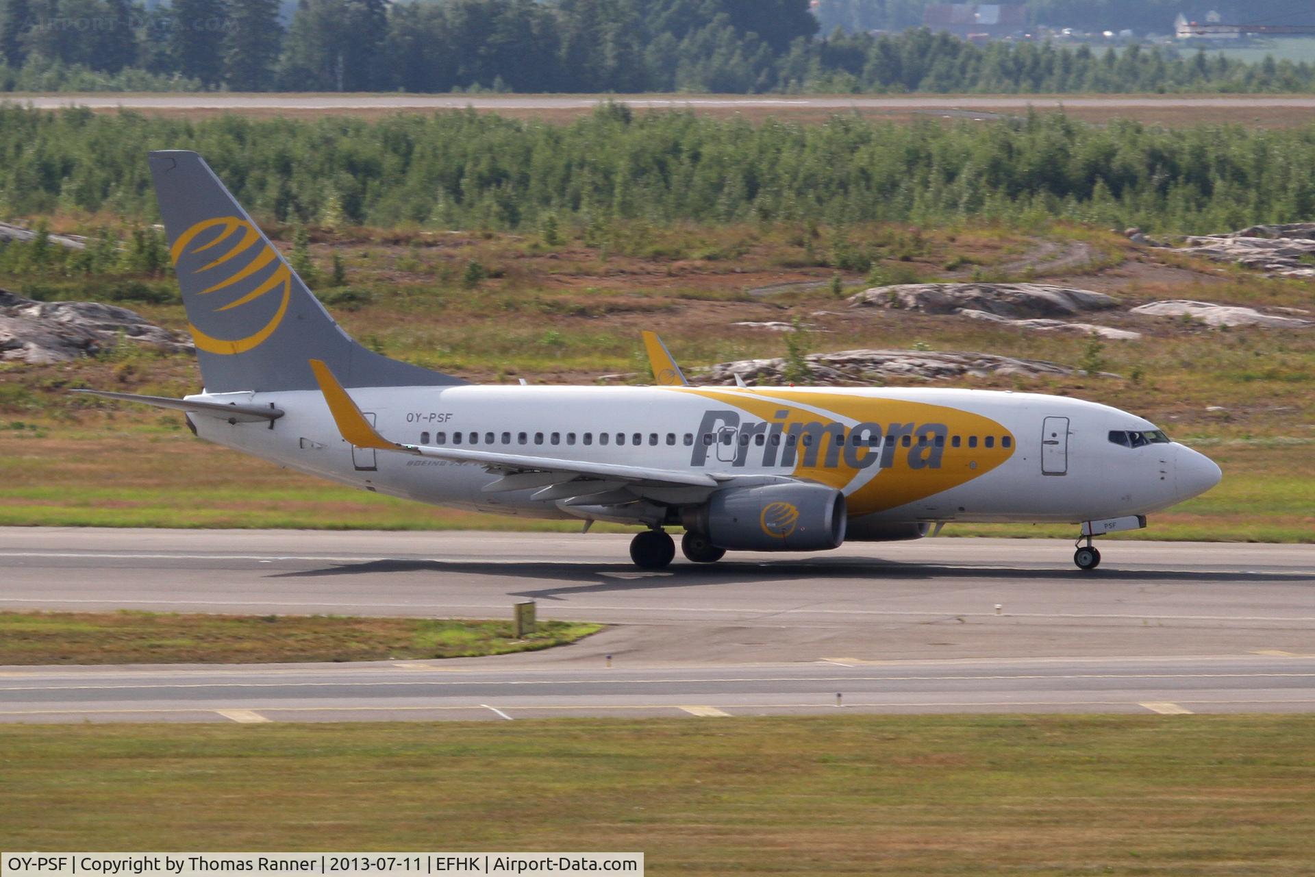 OY-PSF, 1998 Boeing 737-7Q8 C/N 28210, Primera B737