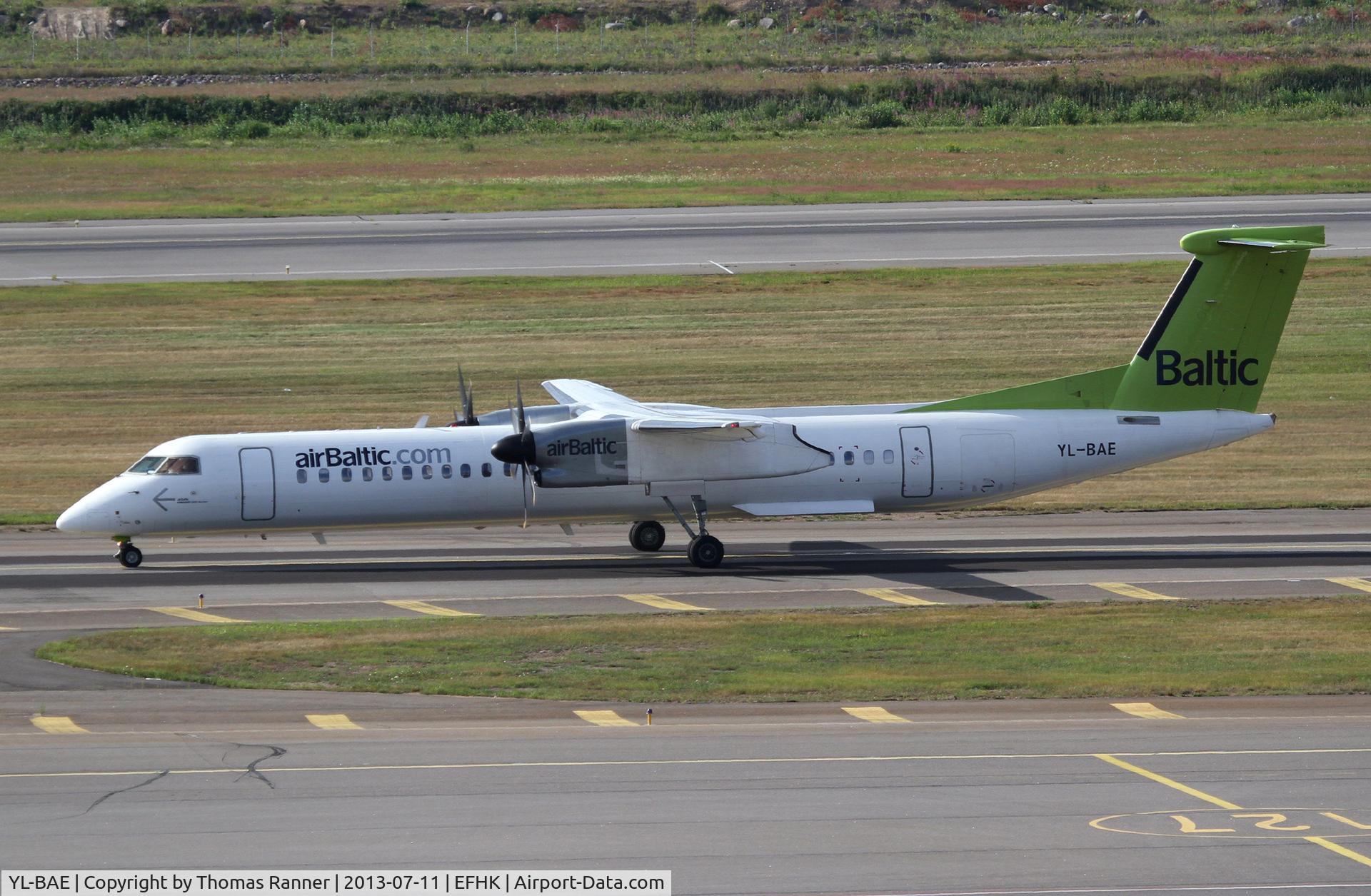 YL-BAE, 2009 Bombardier DHC-8-402 Dash 8 C/N 4289, Air Baltic DHC-8