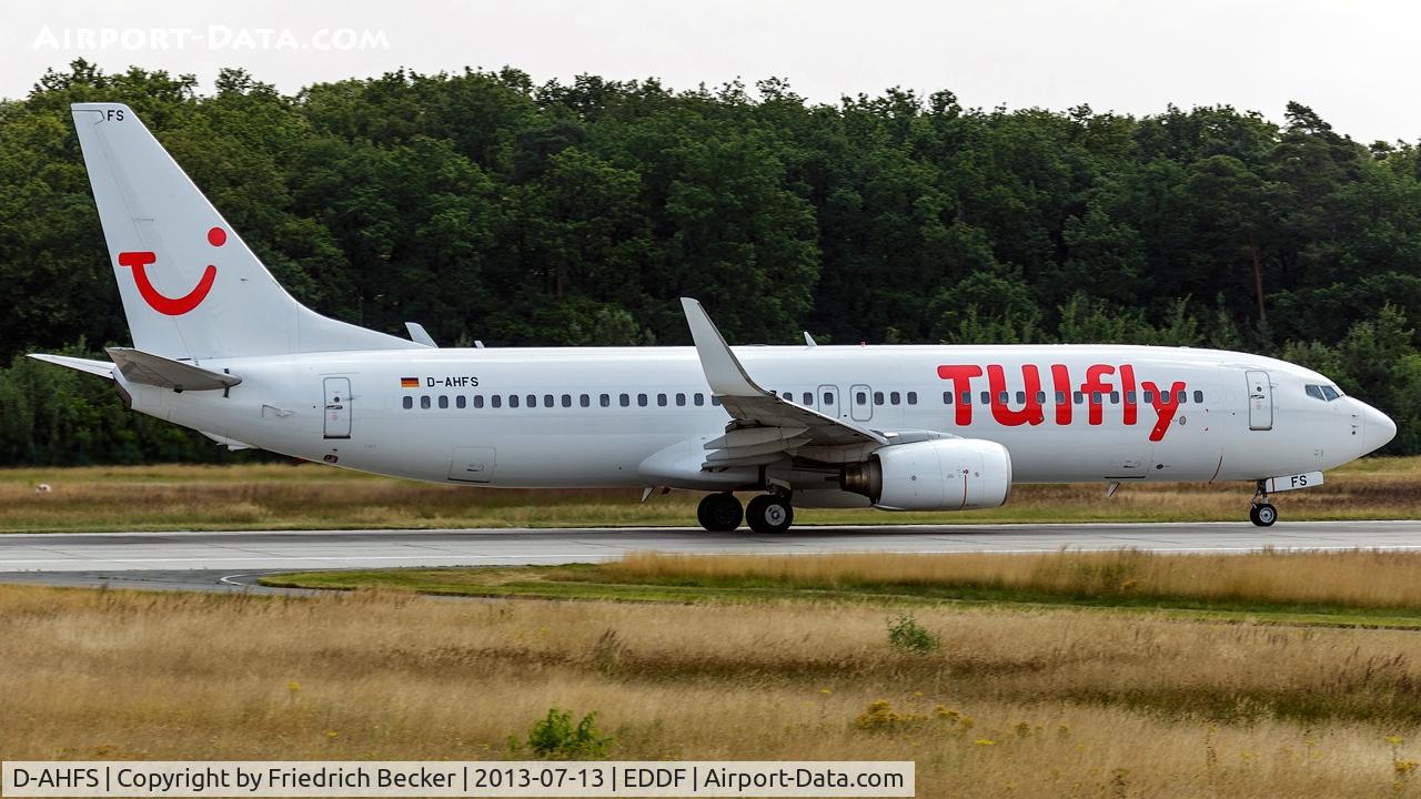 D-AHFS, 2000 Boeing 737-8K5 C/N 28623, departure via RW18W