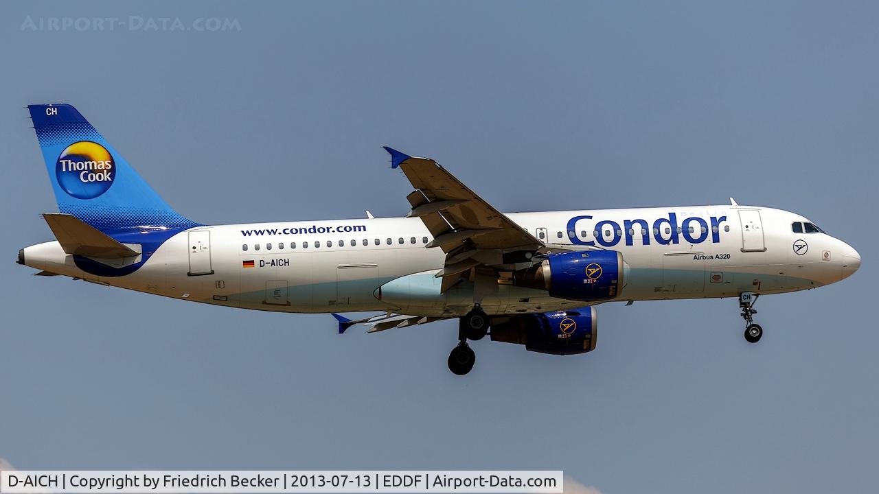 D-AICH, 1999 Airbus A320-212 C/N 0971, departure via RW18W