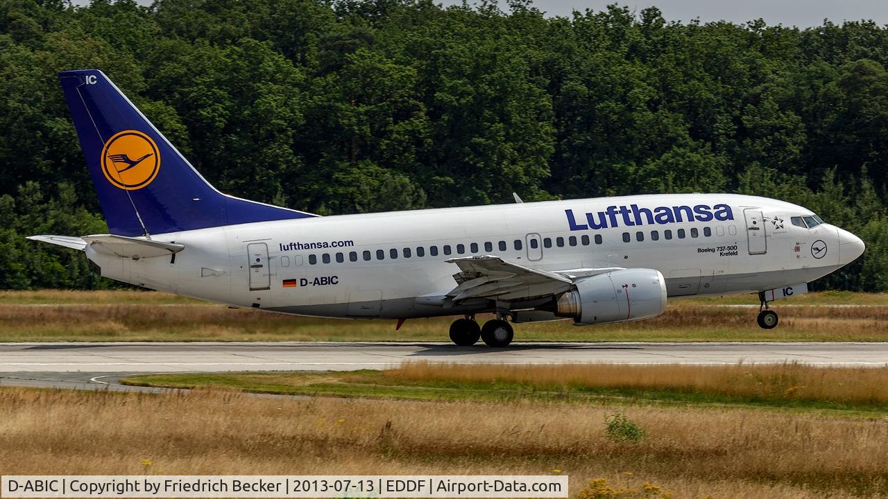 D-ABIC, 1990 Boeing 737-530 C/N 24817, departure via RW18W