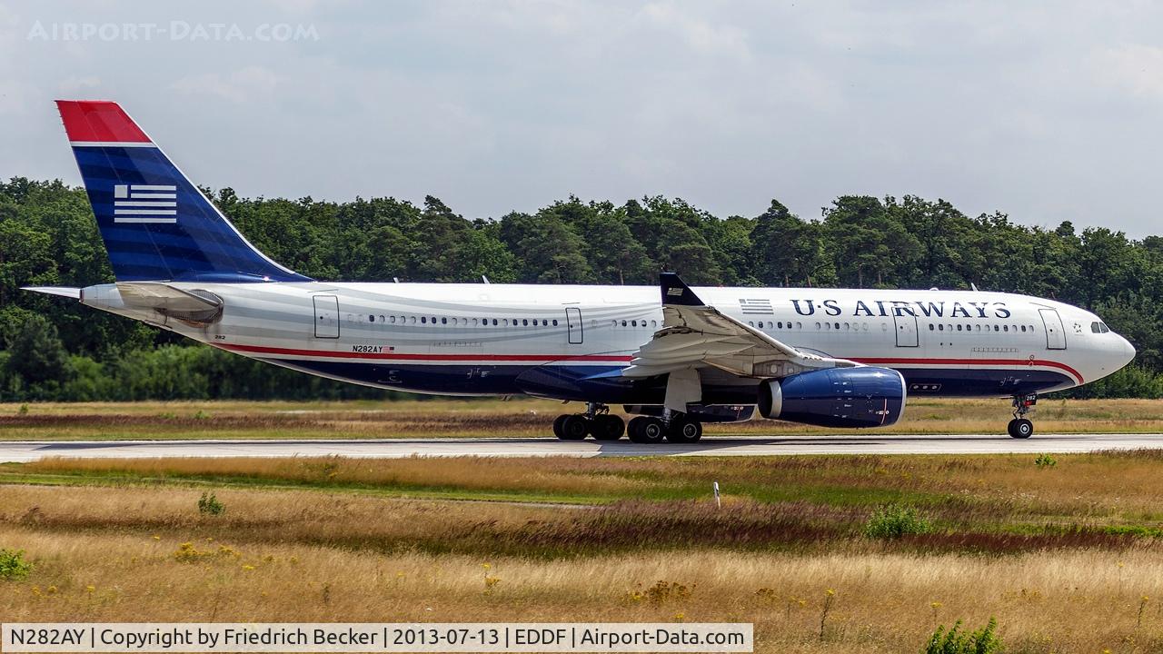 N282AY, 2009 Airbus A330-243 C/N 1069, departure via RW18W