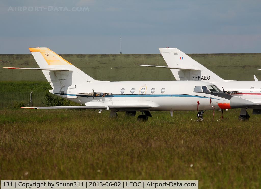 131, Dassault Falcon (Mystere) 20F C/N 131, Now stored at LFOC and seen during Open Day 2013...