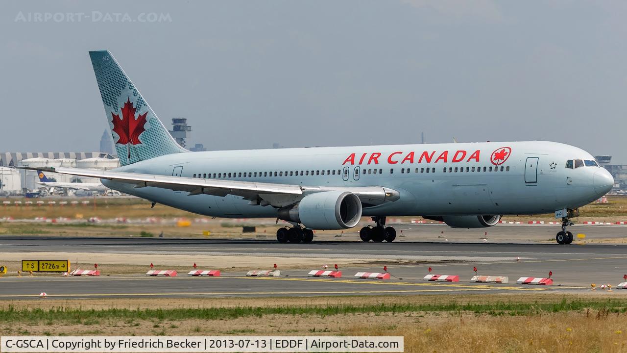 C-GSCA, 1991 Boeing 767-375/ER C/N 25121, departure via RW18W