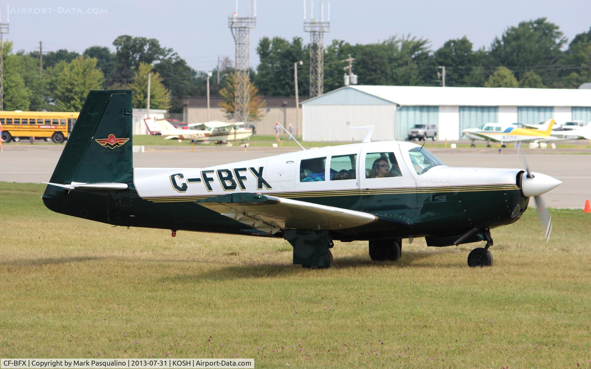 CF-BFX, 1967 Mooney M20F Executive C/N 670171, Mooney M20F