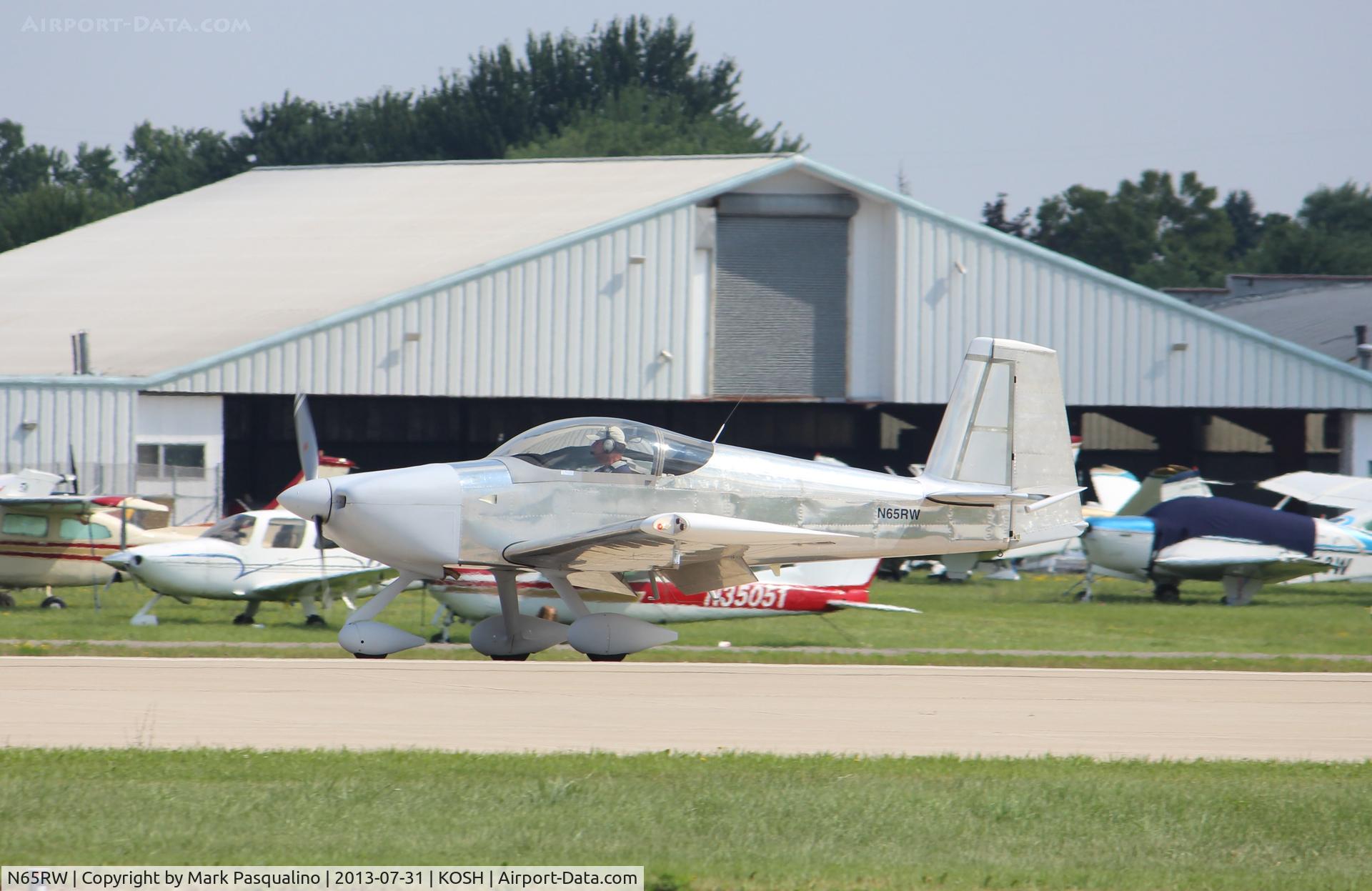 N65RW, 2012 Vans RV-7A C/N 72204, Vans RV-7A