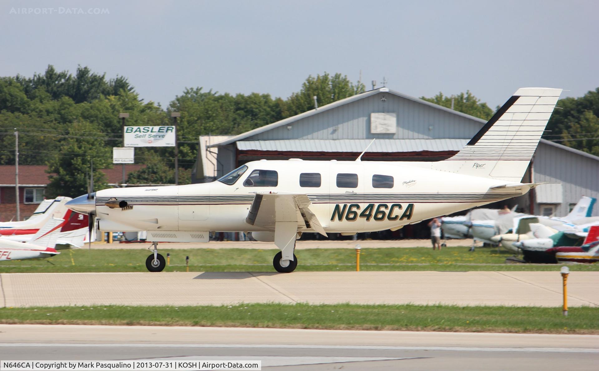 N646CA, 1995 Piper PA-46-350P Malibu Mirage C/N 4622196, Piper PA-46-350P