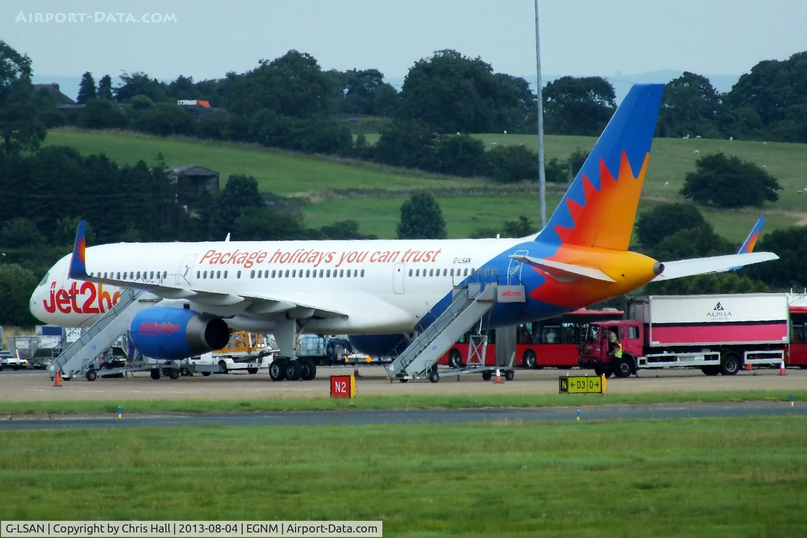 G-LSAN, 1994 Boeing 757-2K2 C/N 26635, Jet2 Holidays