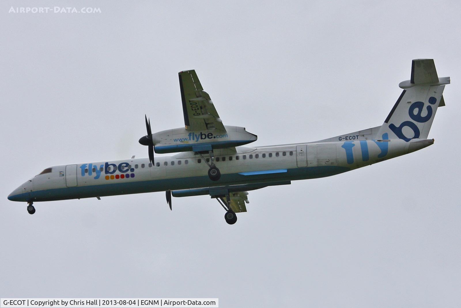 G-ECOT, 2009 De Havilland Canada DHC-8-402Q Dash 8 C/N 4251, flybe