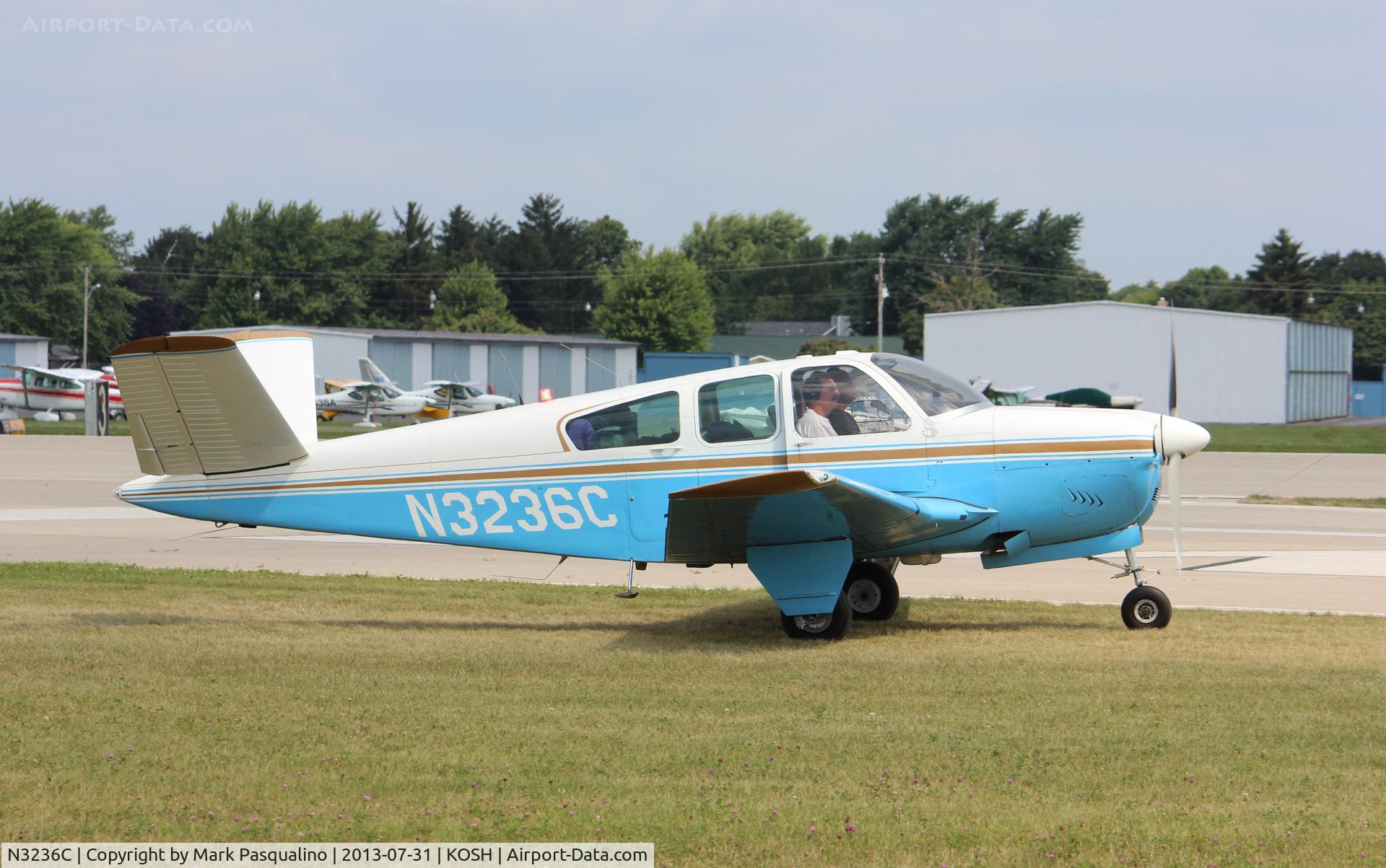 N3236C, 1954 Beech E35 C/N D-3901, Beech E35