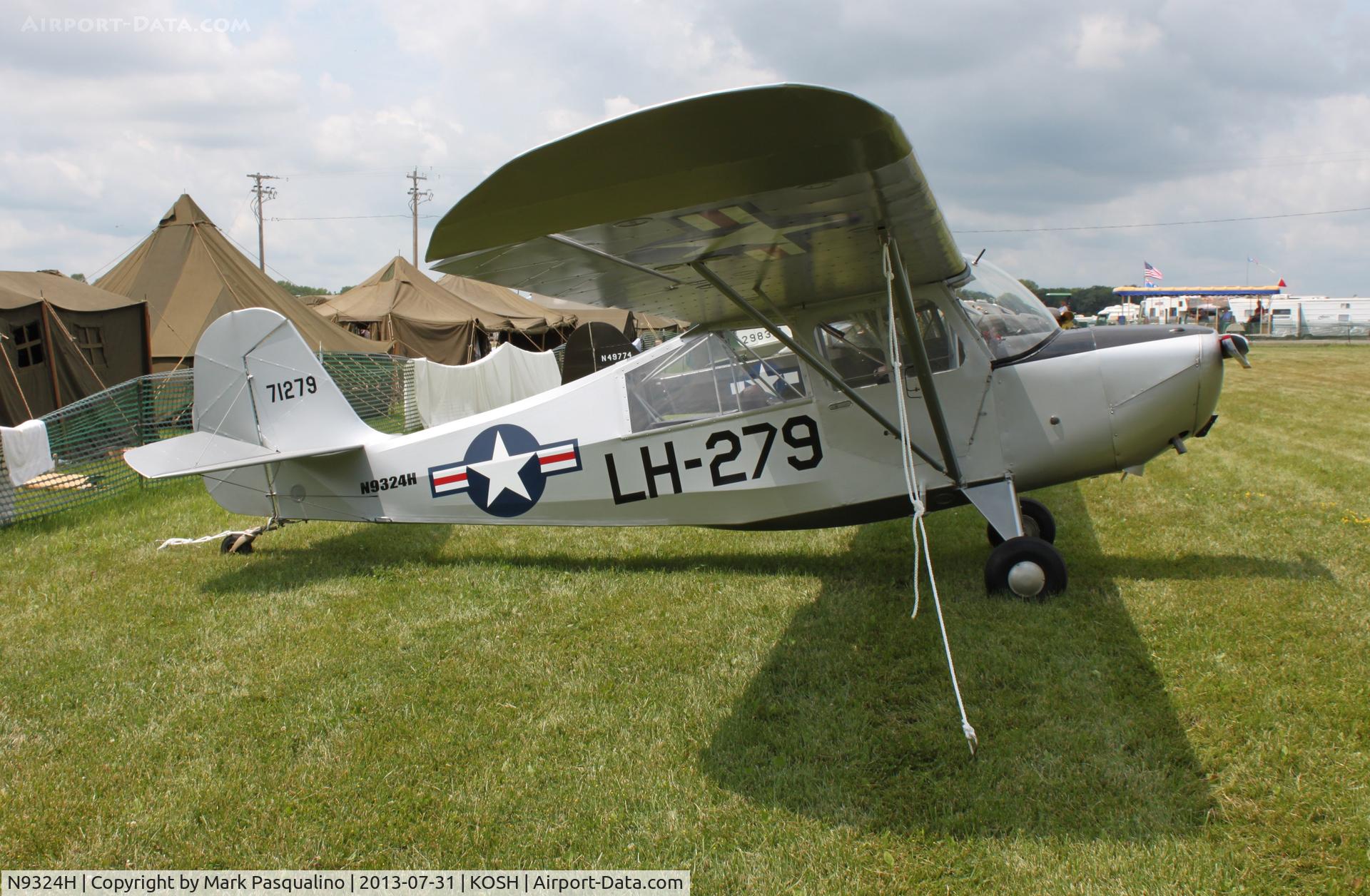 N9324H, 1947 Aeronca L-16A (7BCM) C/N 7BCM-507, Aeronca L-16A
