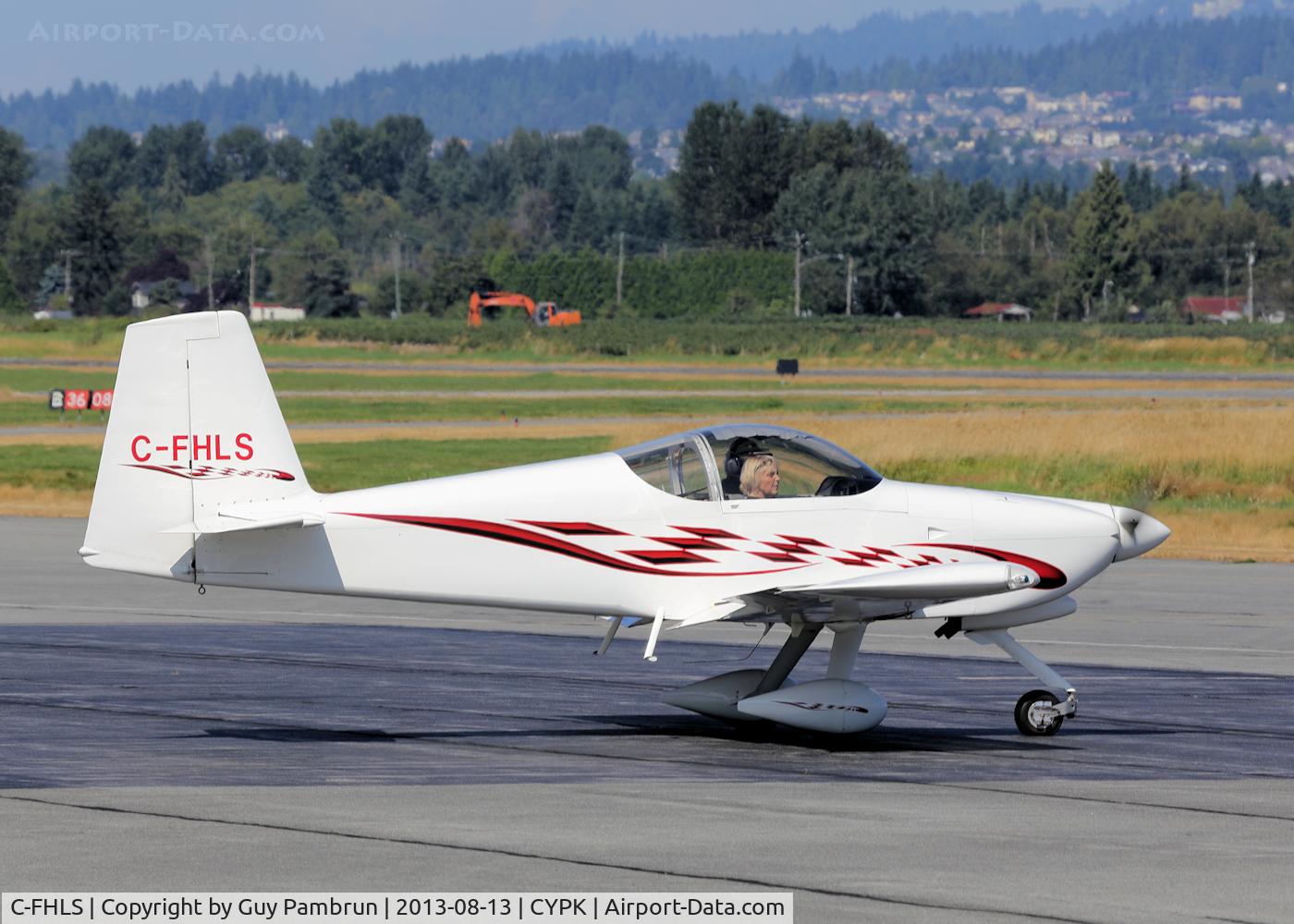 C-FHLS, 2006 Vans RV-7A C/N 71829, Getting ready to leave