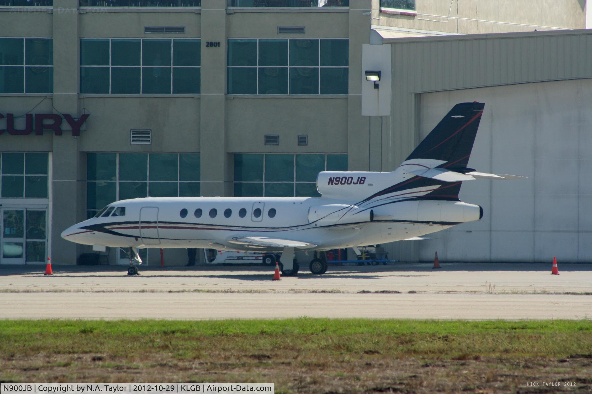 N900JB, 1982 Dassault Falcon 50 C/N 113, Parked at Mercury LGB