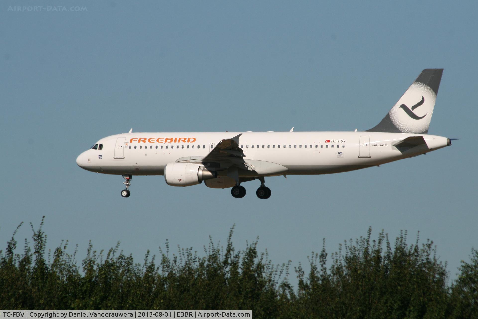TC-FBV, 2011 Airbus A320-214 C/N 4658, Flight FHY4973 is descending to RWY 20