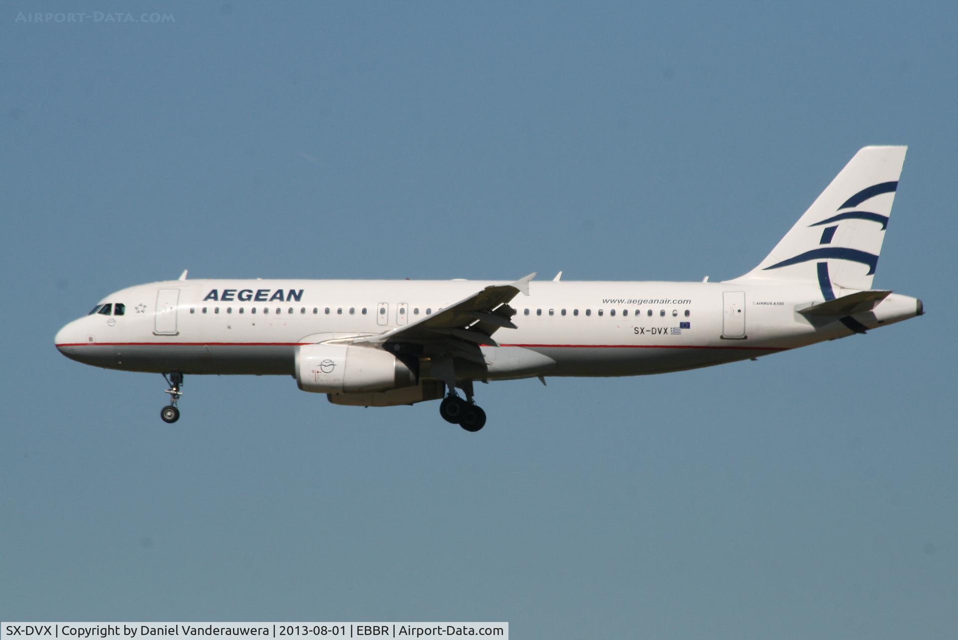 SX-DVX, 2009 Airbus A320-232 C/N 3829, Flight A3 620 is descending to RWY 20