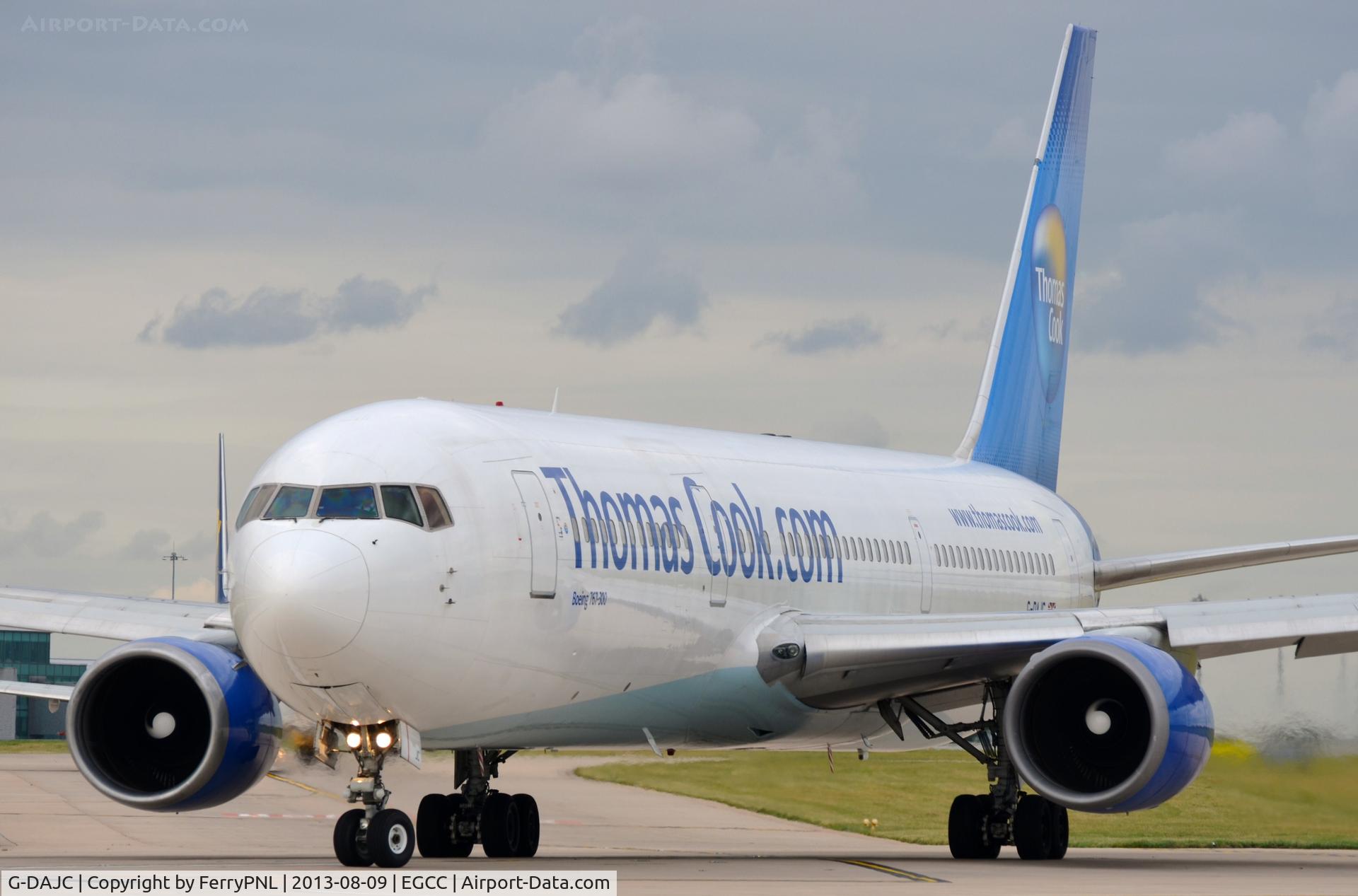 G-DAJC, 1994 Boeing 767-31K C/N 27206, TCK B763 lining up
