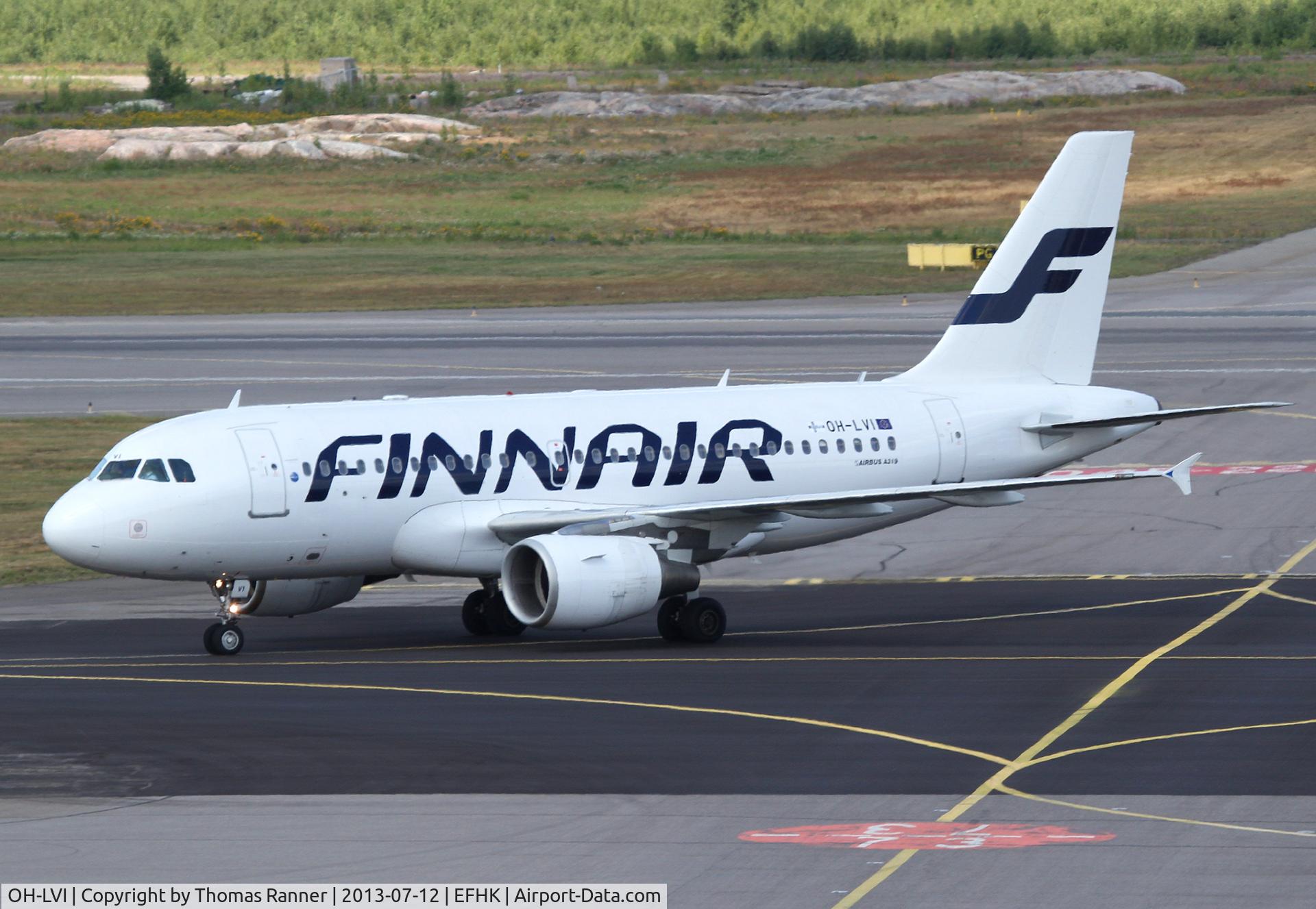 OH-LVI, 2000 Airbus A319-112 C/N 1364, Finnair A319