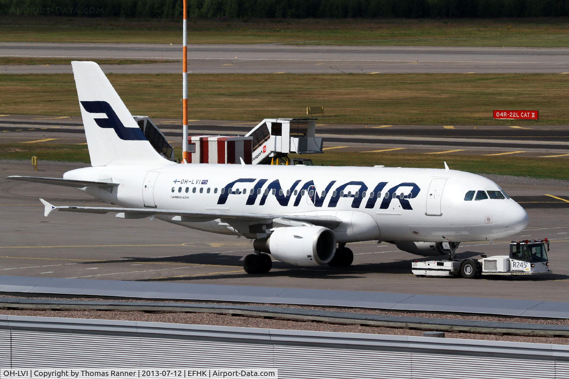 OH-LVI, 2000 Airbus A319-112 C/N 1364, Finnair A319