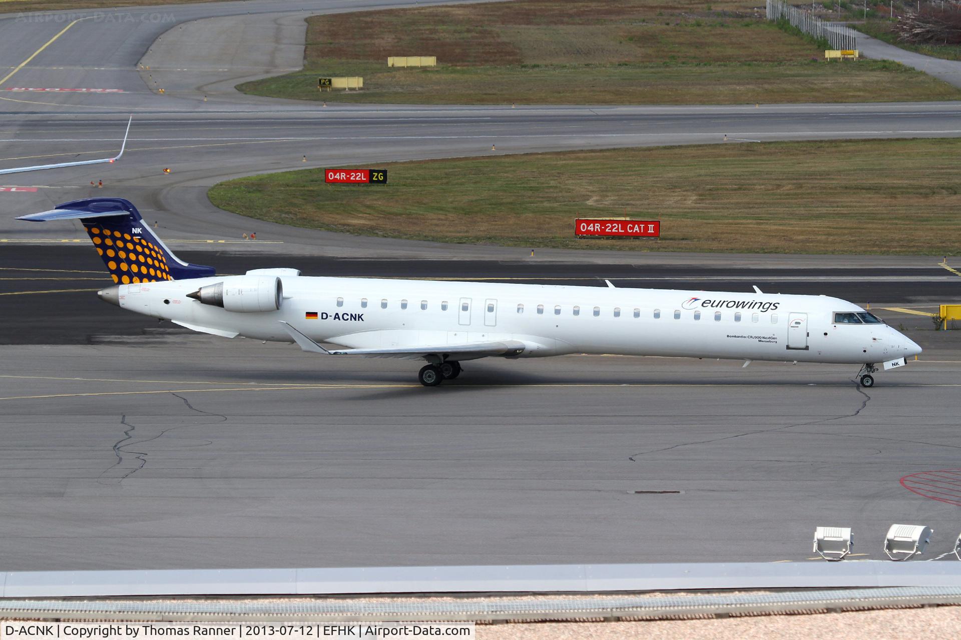 D-ACNK, 2010 Bombardier CRJ-900LR (CL-600-2D24) C/N 15251, Eurowings CRJ900