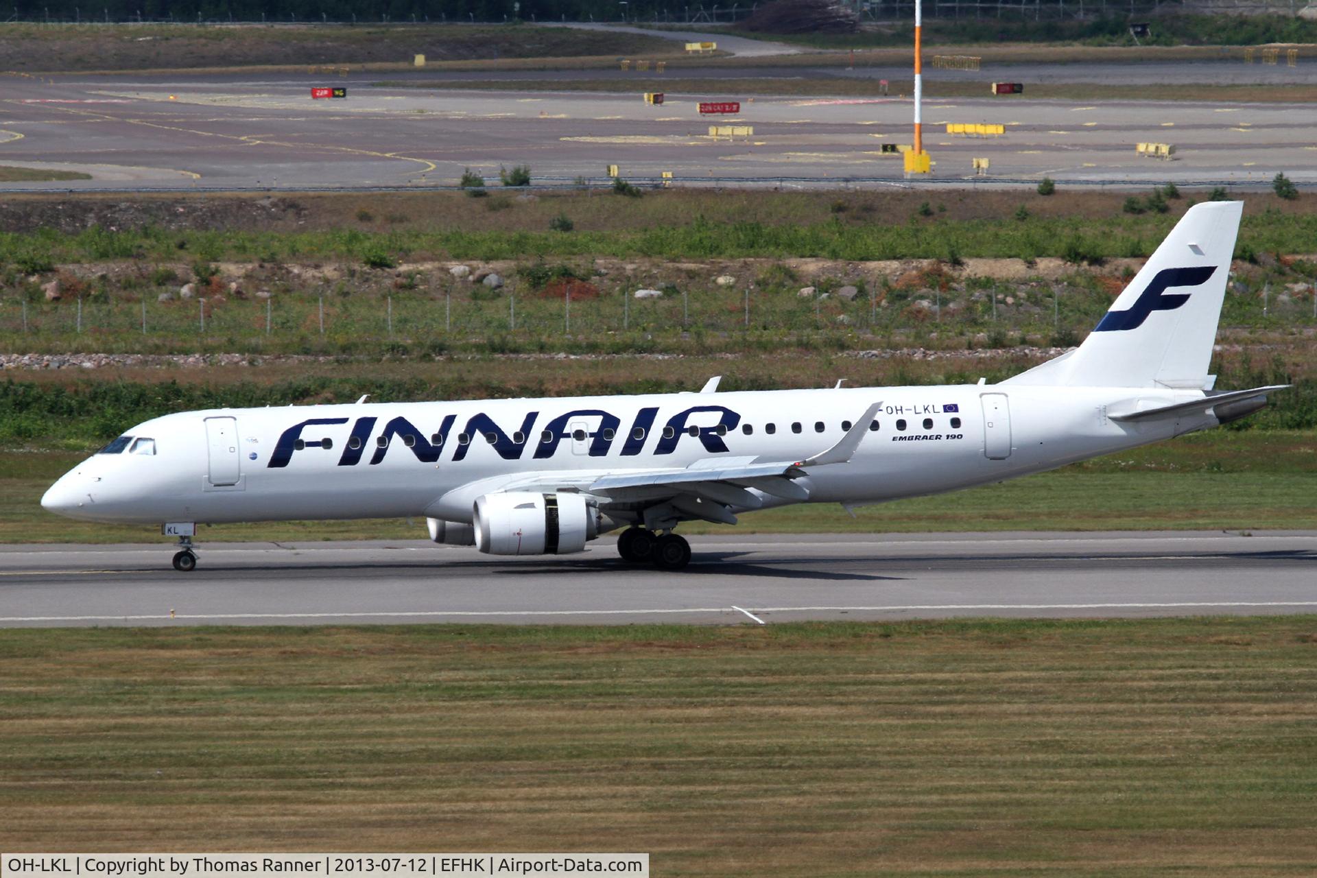 OH-LKL, 2007 Embraer 190LR (ERJ-190-100LR) C/N 19000153, Finnair Emb190