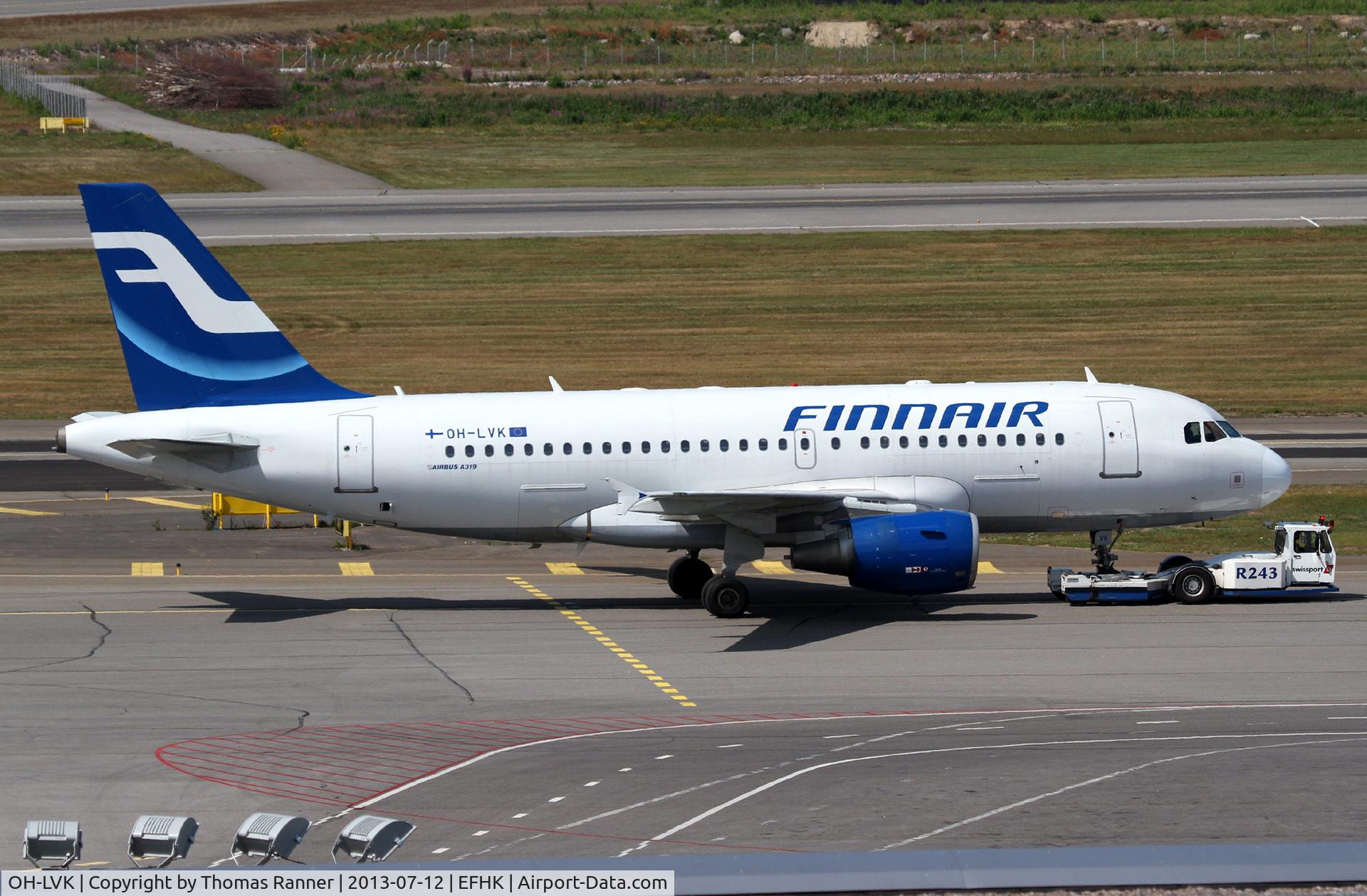 OH-LVK, 2004 Airbus A319-112 C/N 2124, Finnair A319