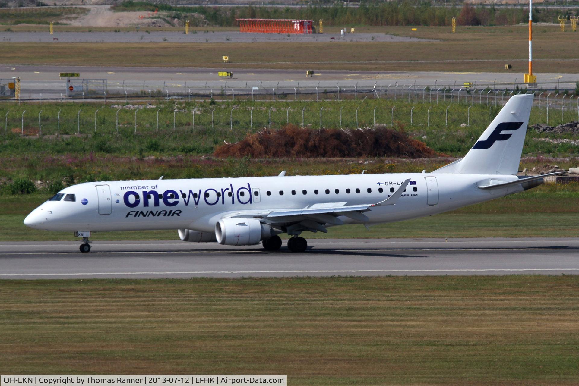 OH-LKN, 2009 Embraer 190LR (ERJ-190-100LR) C/N 19000252, Finnair Emb190