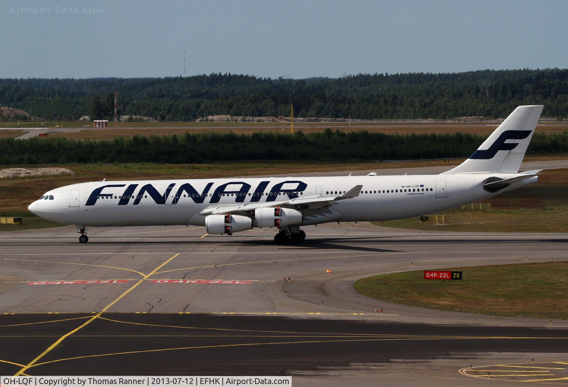 OH-LQF, 1997 Airbus A340-313X C/N 168, Finnair A340