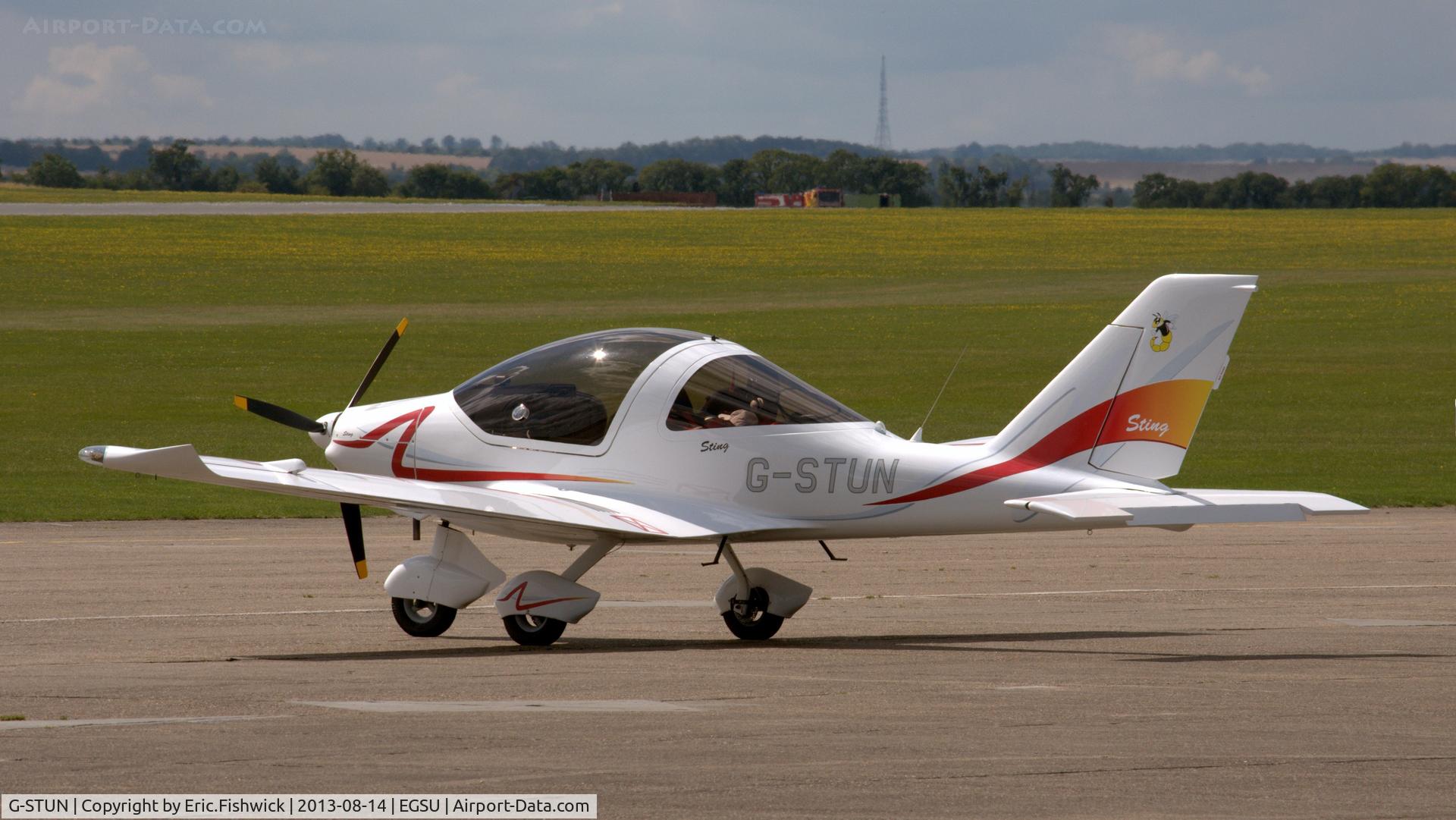G-STUN, 2011 TL Ultralight TL-2000 Sting Carbon C/N LAA 347-14897, 1. G-STUN visiting Duxford Airfield.