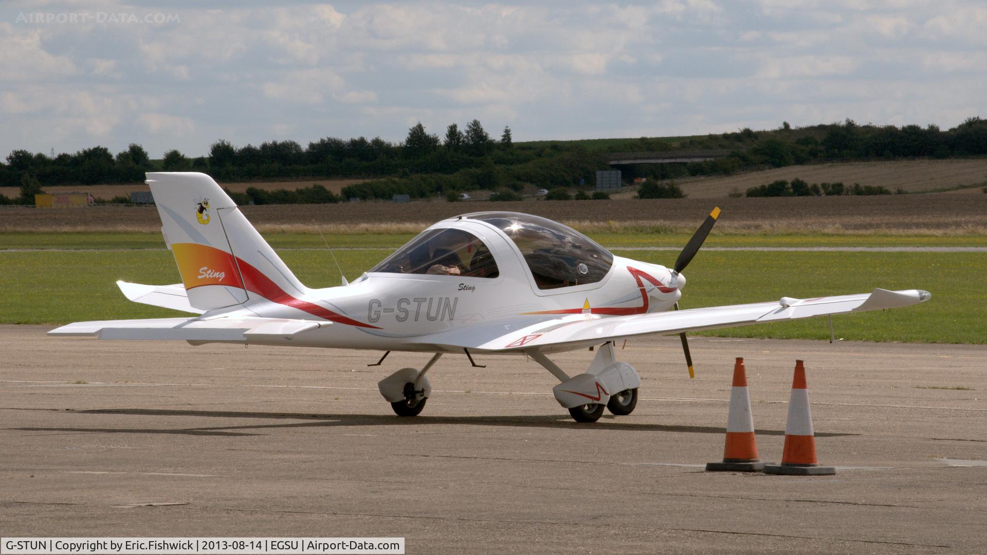 G-STUN, 2011 TL Ultralight TL-2000 Sting Carbon C/N LAA 347-14897, 2. G-STUN visiting Duxford Airfield.